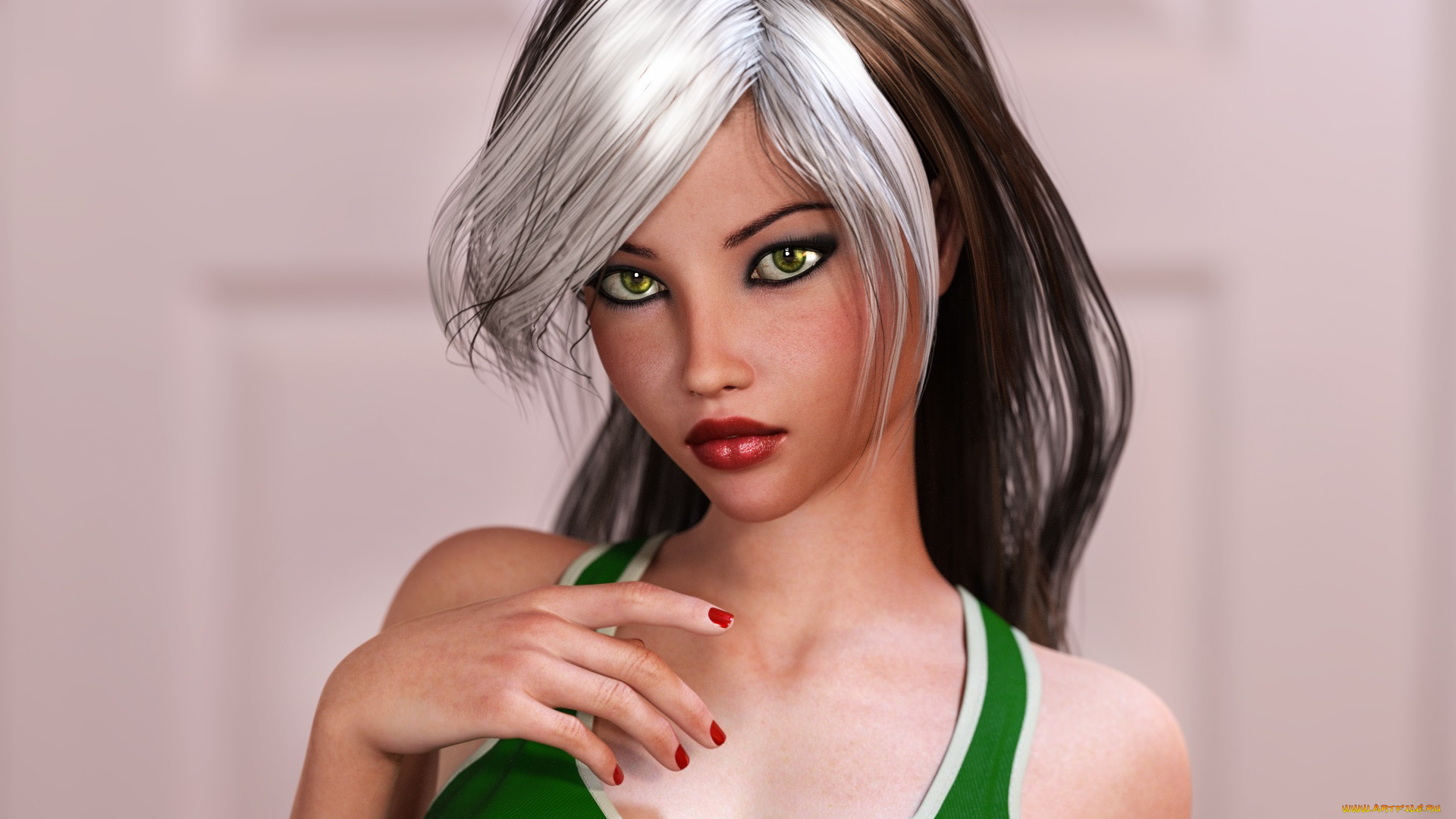 3д, графика, люди, , people, фон, взгляд, девушка