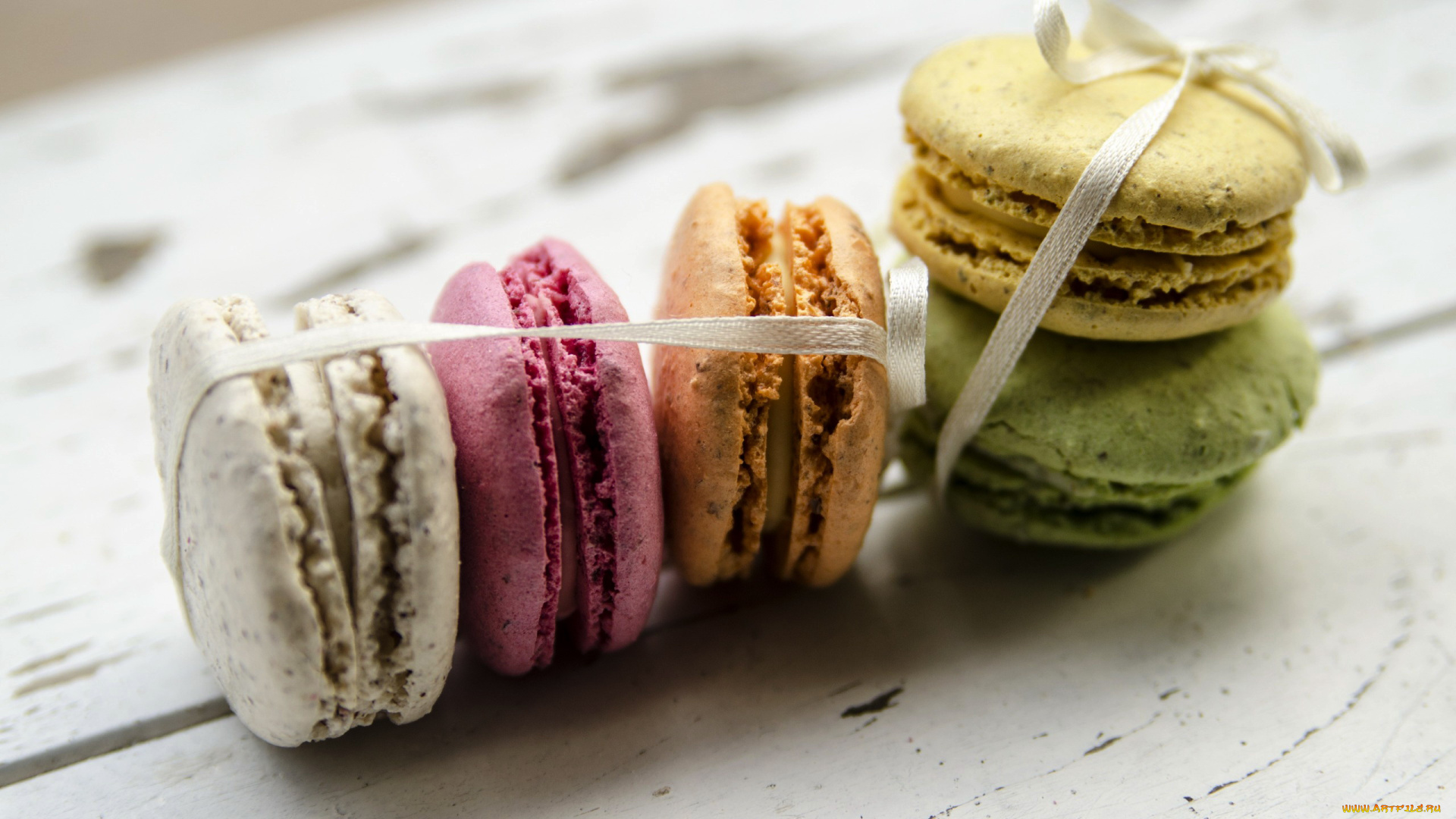 еда, макаруны, лакомство, печенье