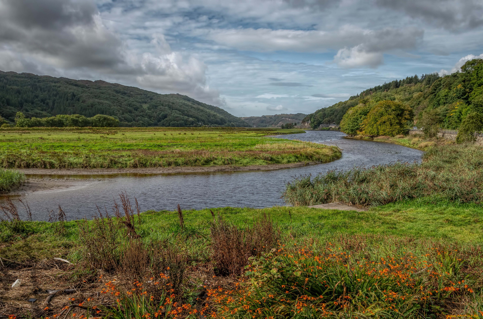 природа, реки, озера, простор