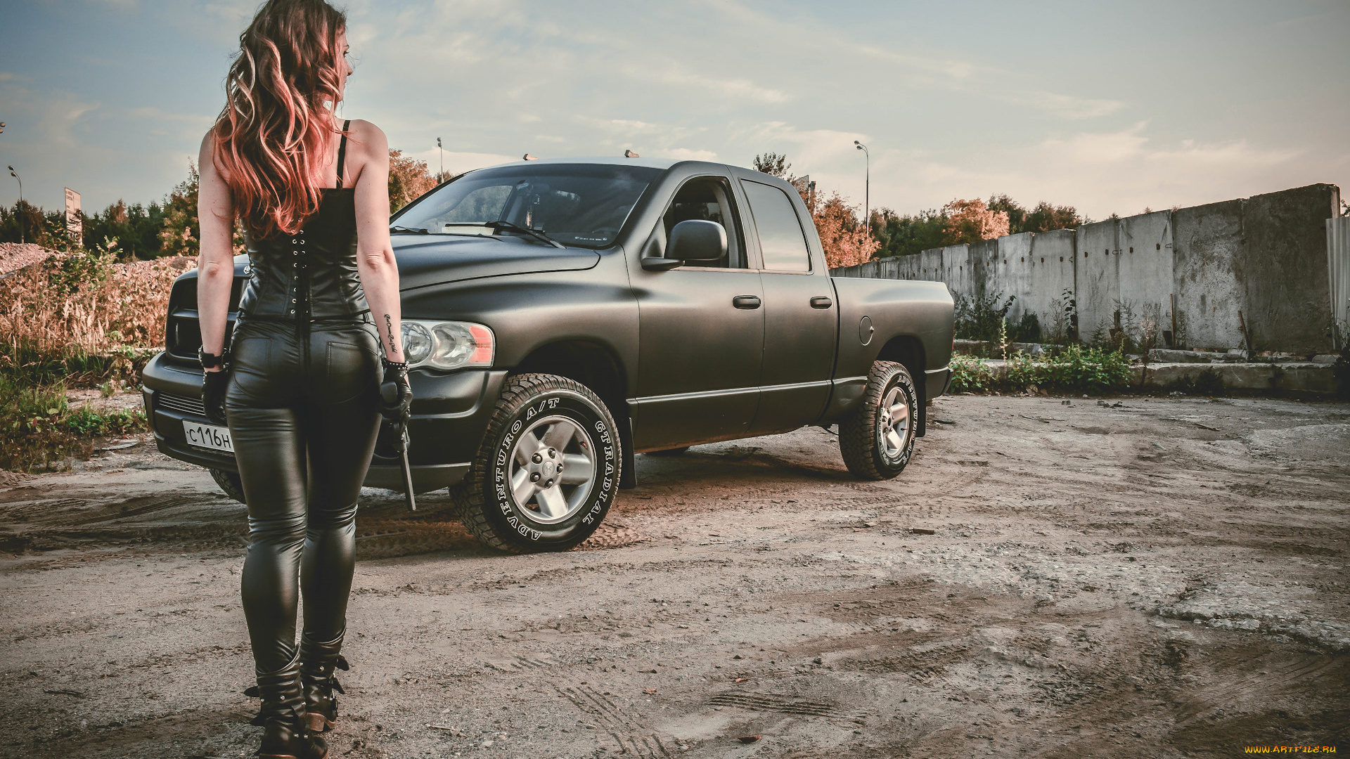 автомобили, -авто, с, девушками, dodge, ram