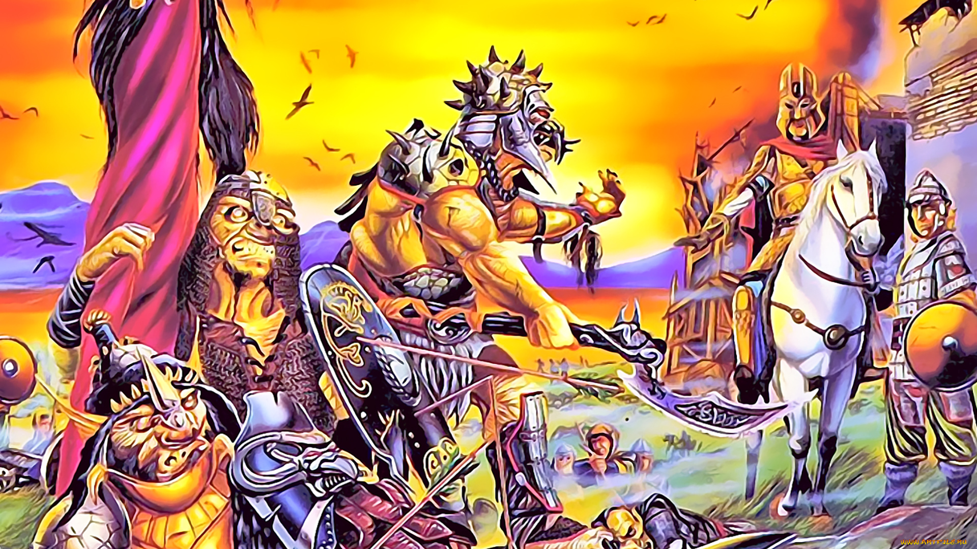 календари, фэнтези, конь, битва, сражение, существо, лошадь, 2019, calendar, животное