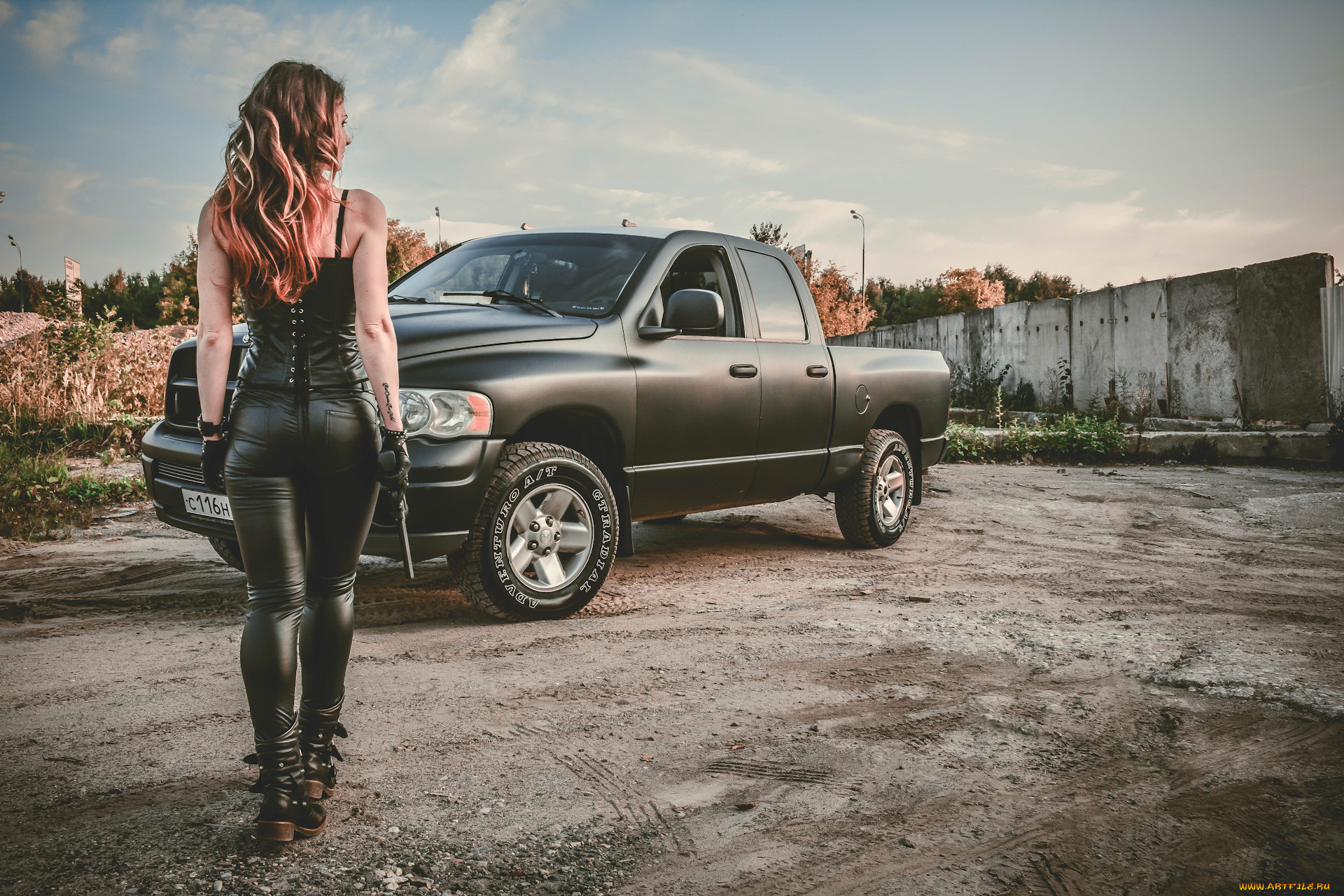 автомобили, -авто, с, девушками, dodge, ram