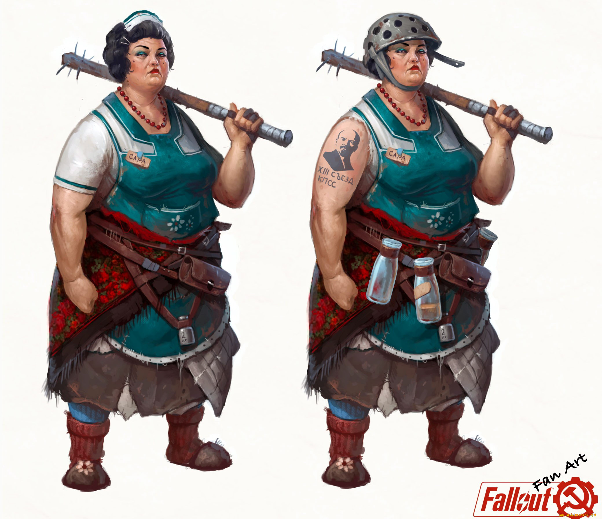 видео, игры, ---другое, сара, коннорова, тату, женщина, бита