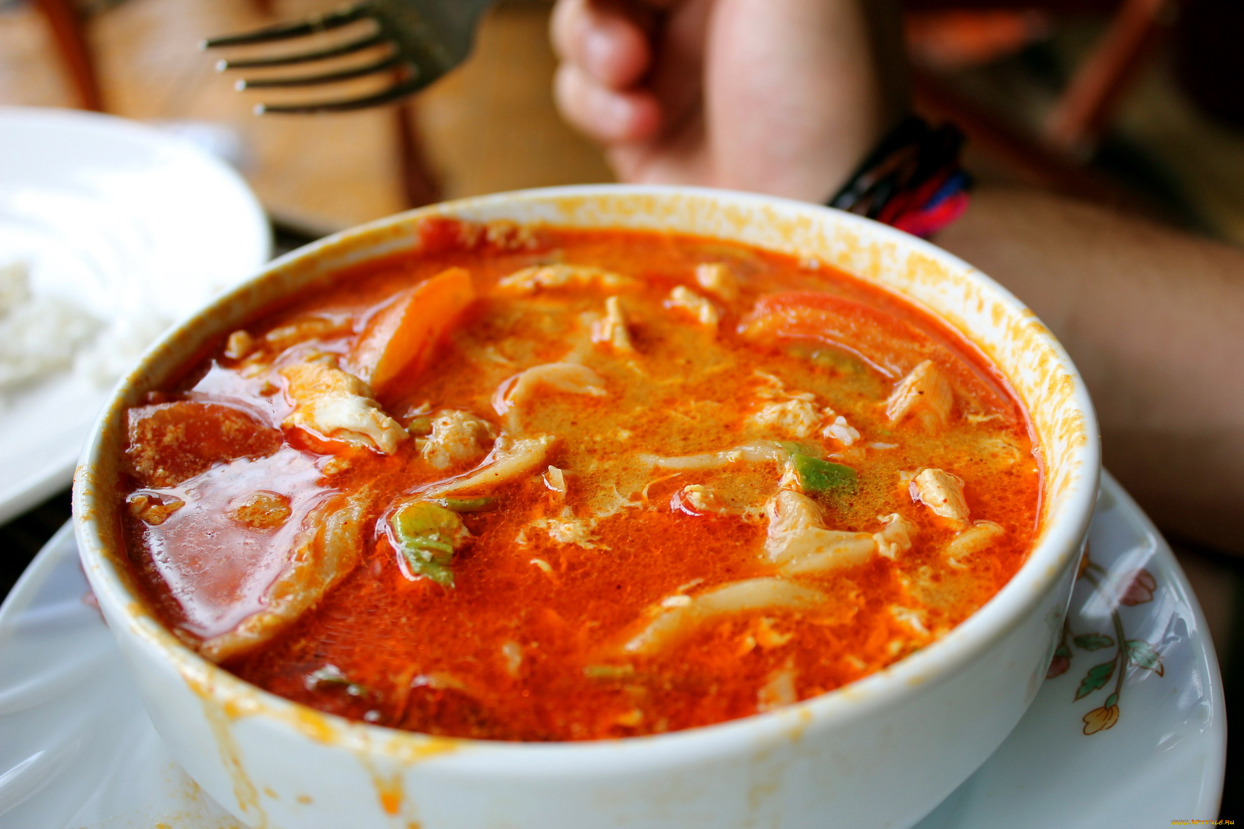 еда, первые, блюда, суп, кухня, камбоджийская