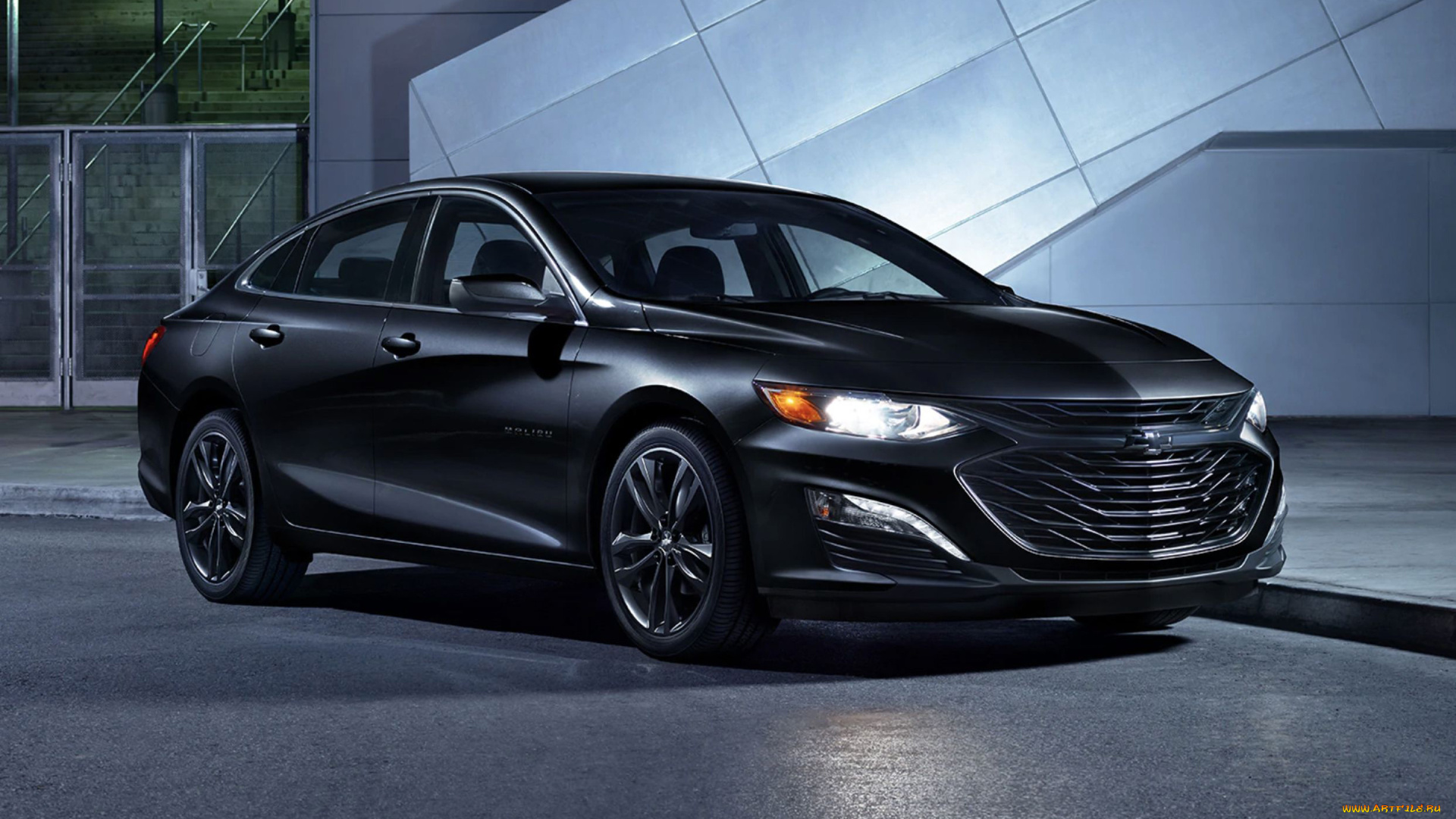2021, chevrolet, malibu, автомобили, chevrolet, шевроле, малибу, вид, спереди, экстерьер, черный, седан, новый, американские