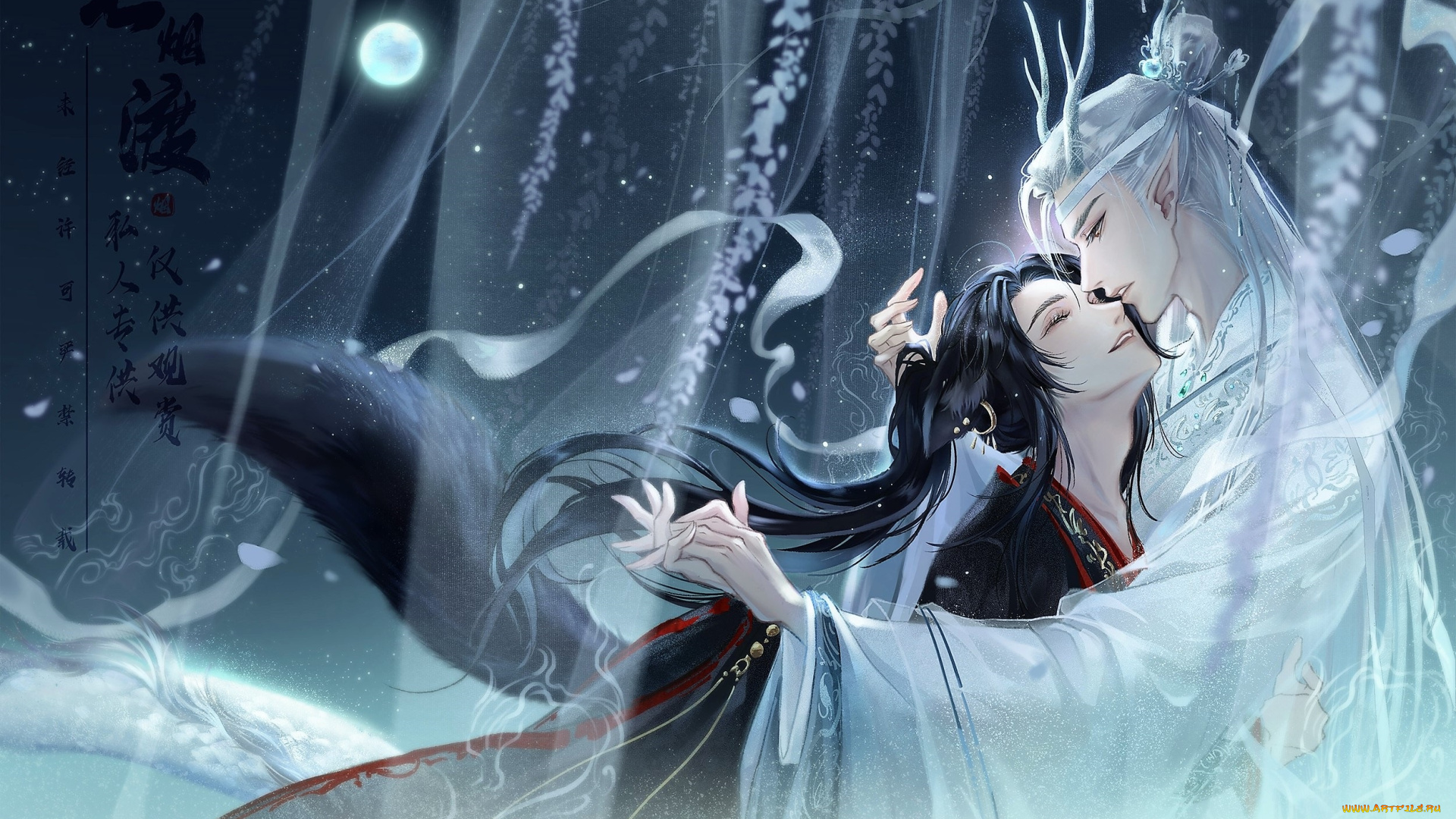 аниме, mo, dao, zu, shi, вэй, усянь, лань, ванцзы, дракон, лис