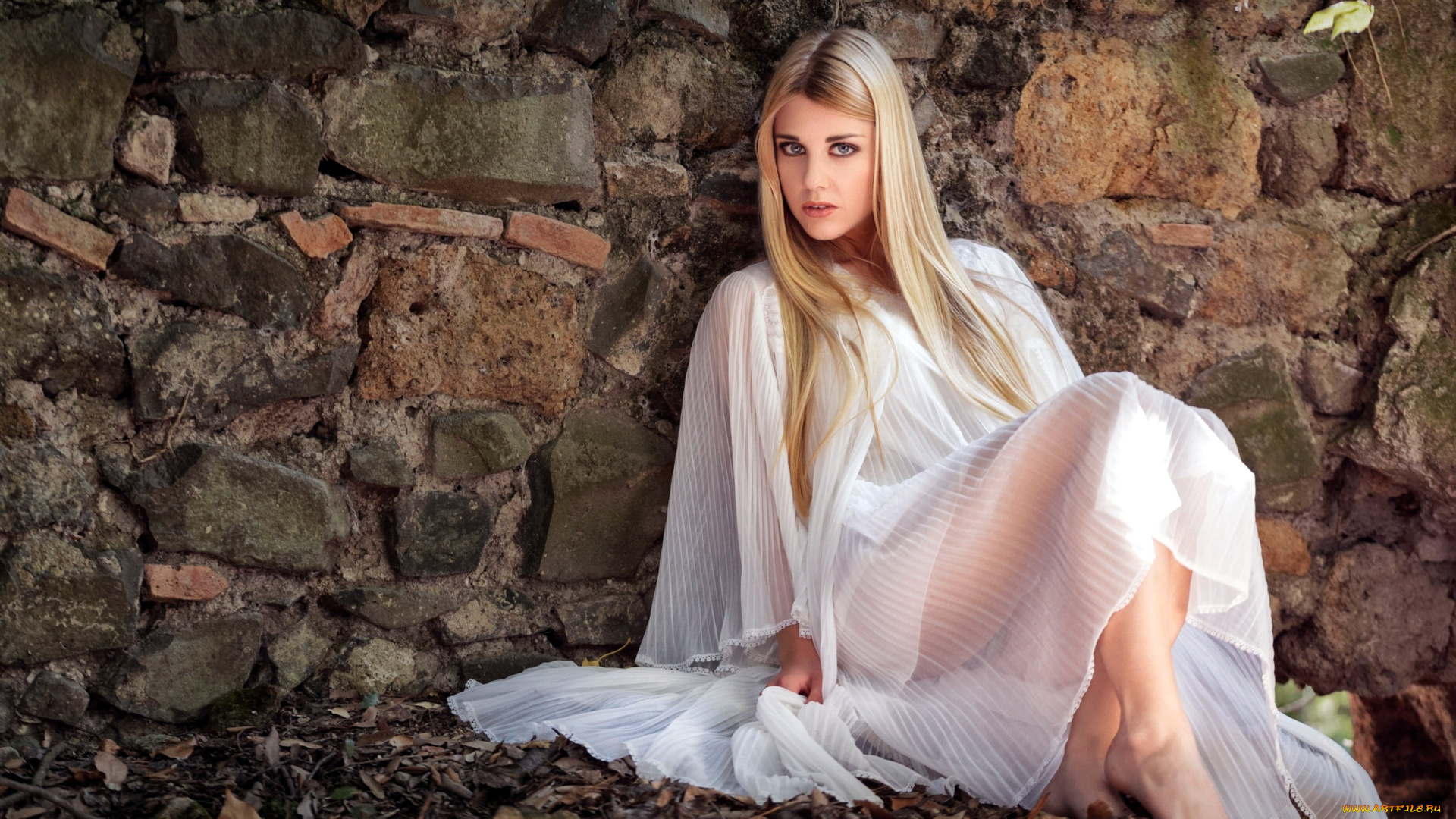 девушки, -, блондинки, , светловолосые, босые, ноги, поза, блондинка