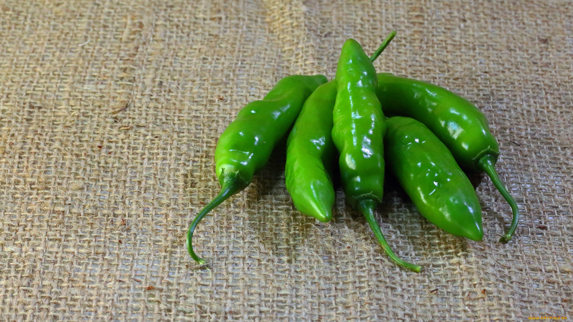 еда, перец, зеленый, стручки