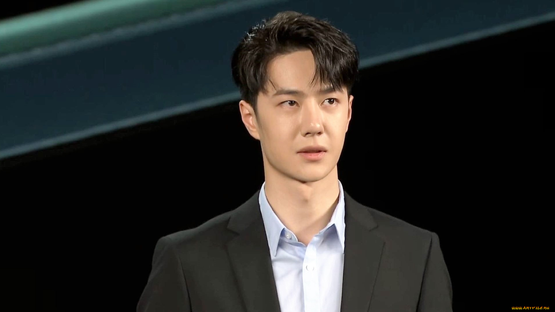 мужчины, wang, yi, bo, актер, лицо, пиджак