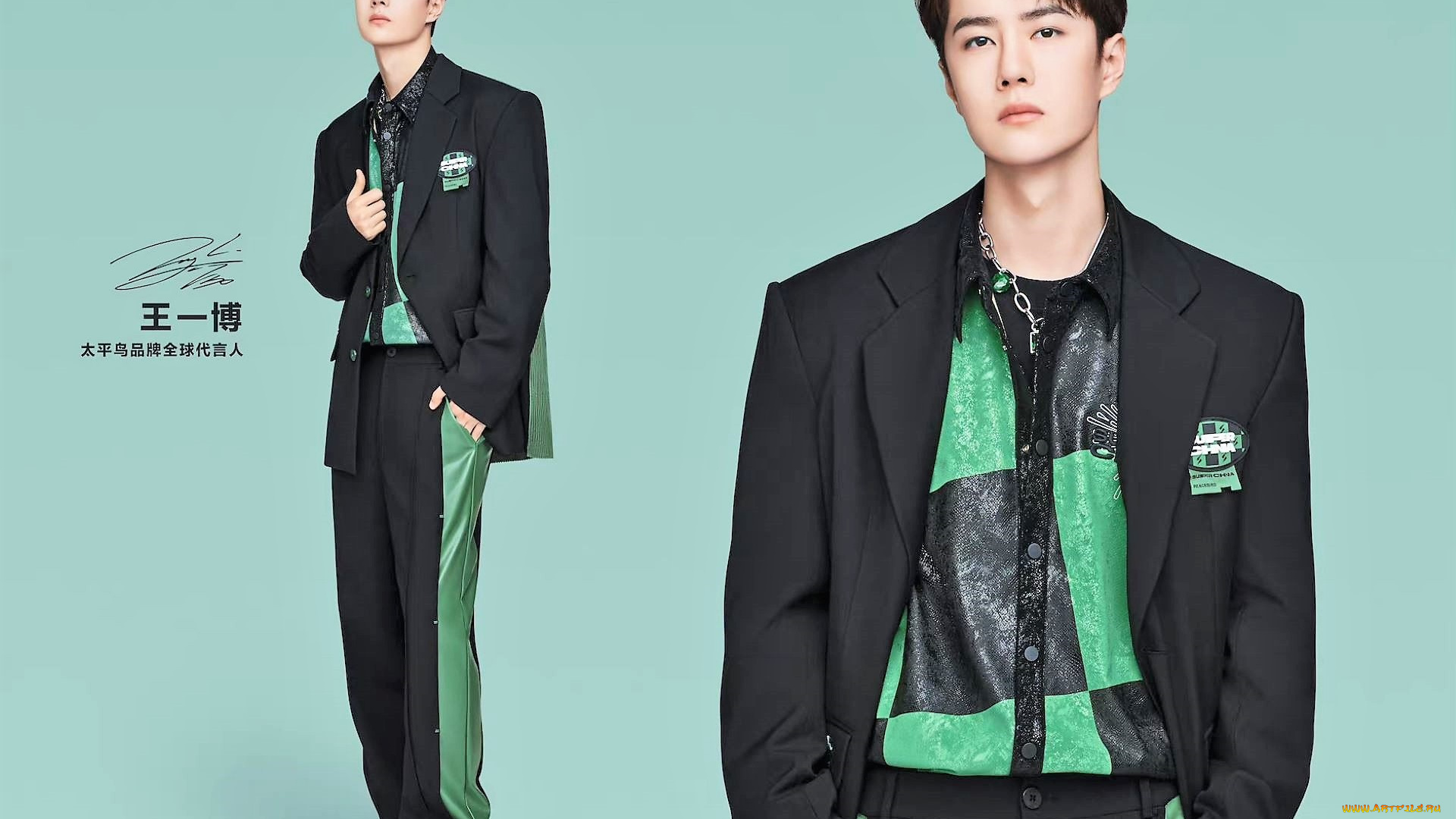 мужчины, wang, yi, bo, актер, певец, костюм