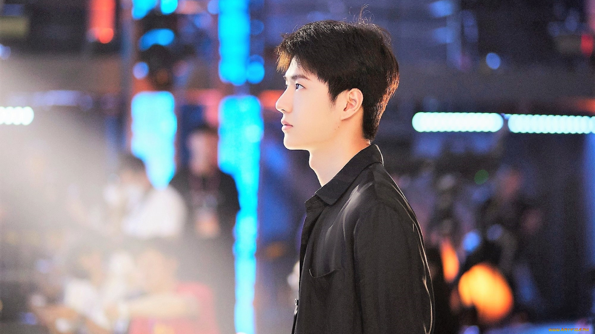 мужчины, wang, yi, bo, актер, певец, танцор, рубашка