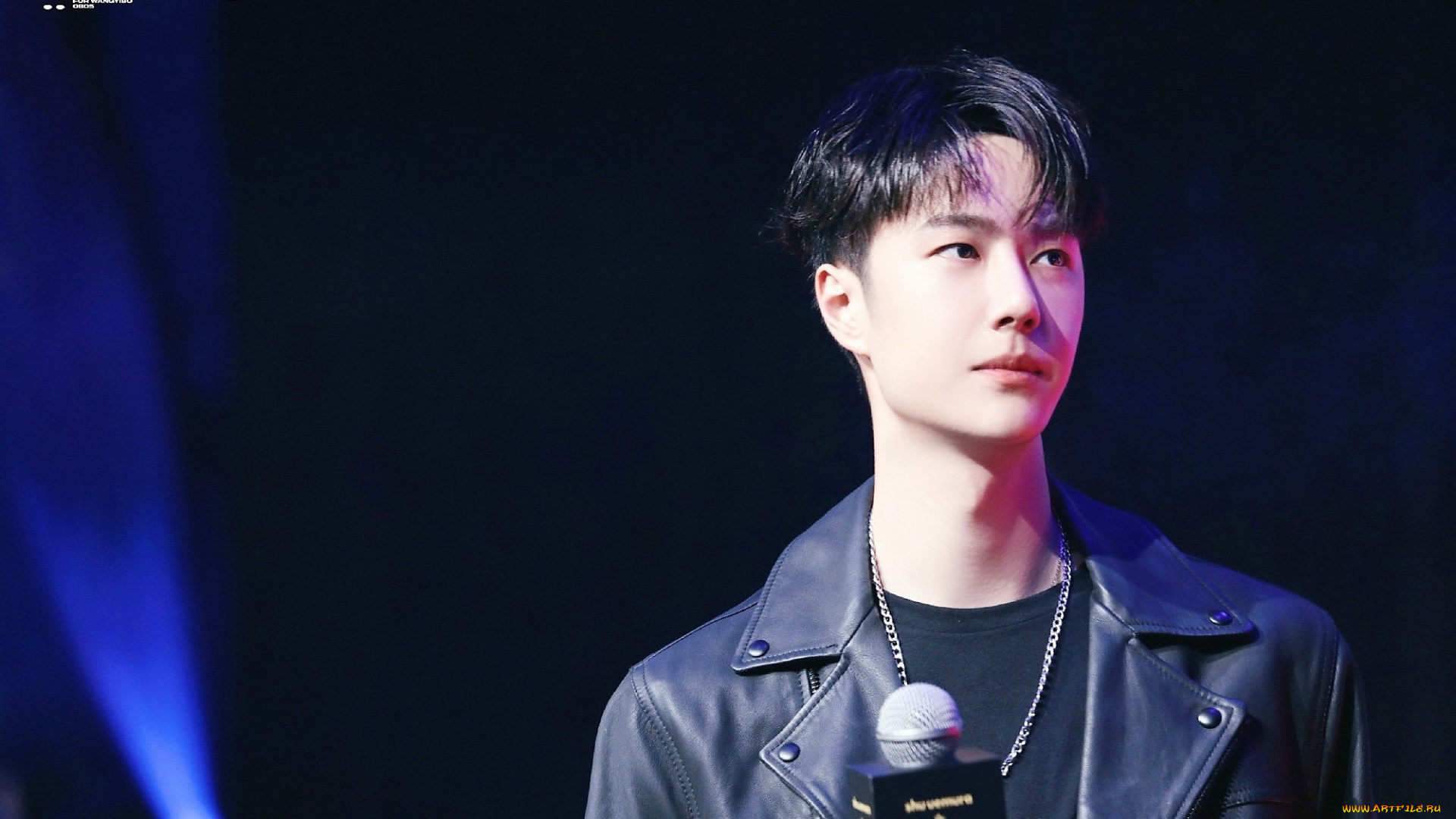 мужчины, wang, yi, bo, артист, куртка, микрофон