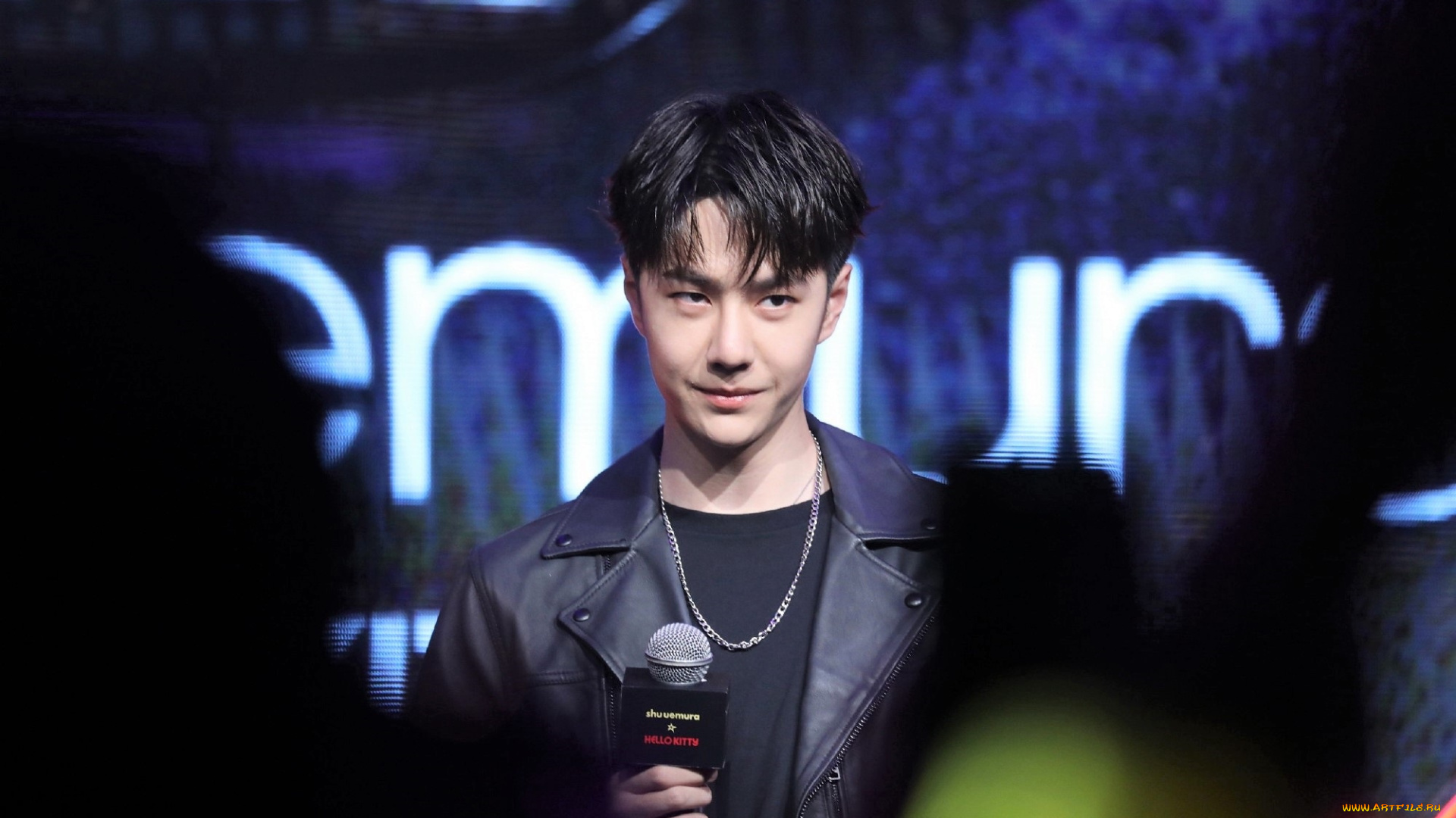 мужчины, wang, yi, bo, артист, микрофон, куртка