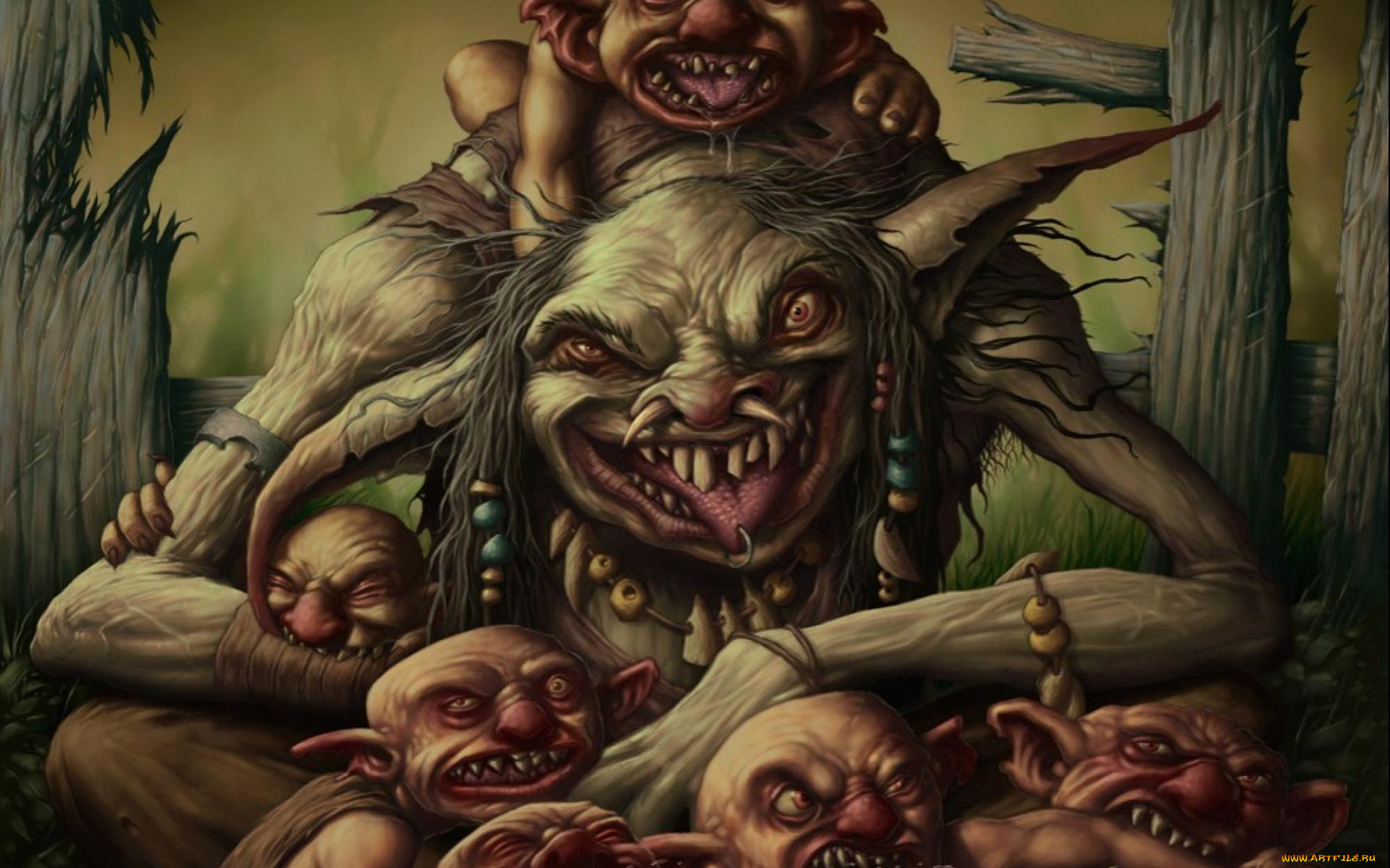 видео, игры, magic, , the, gathering, -, other, тролли, бусы