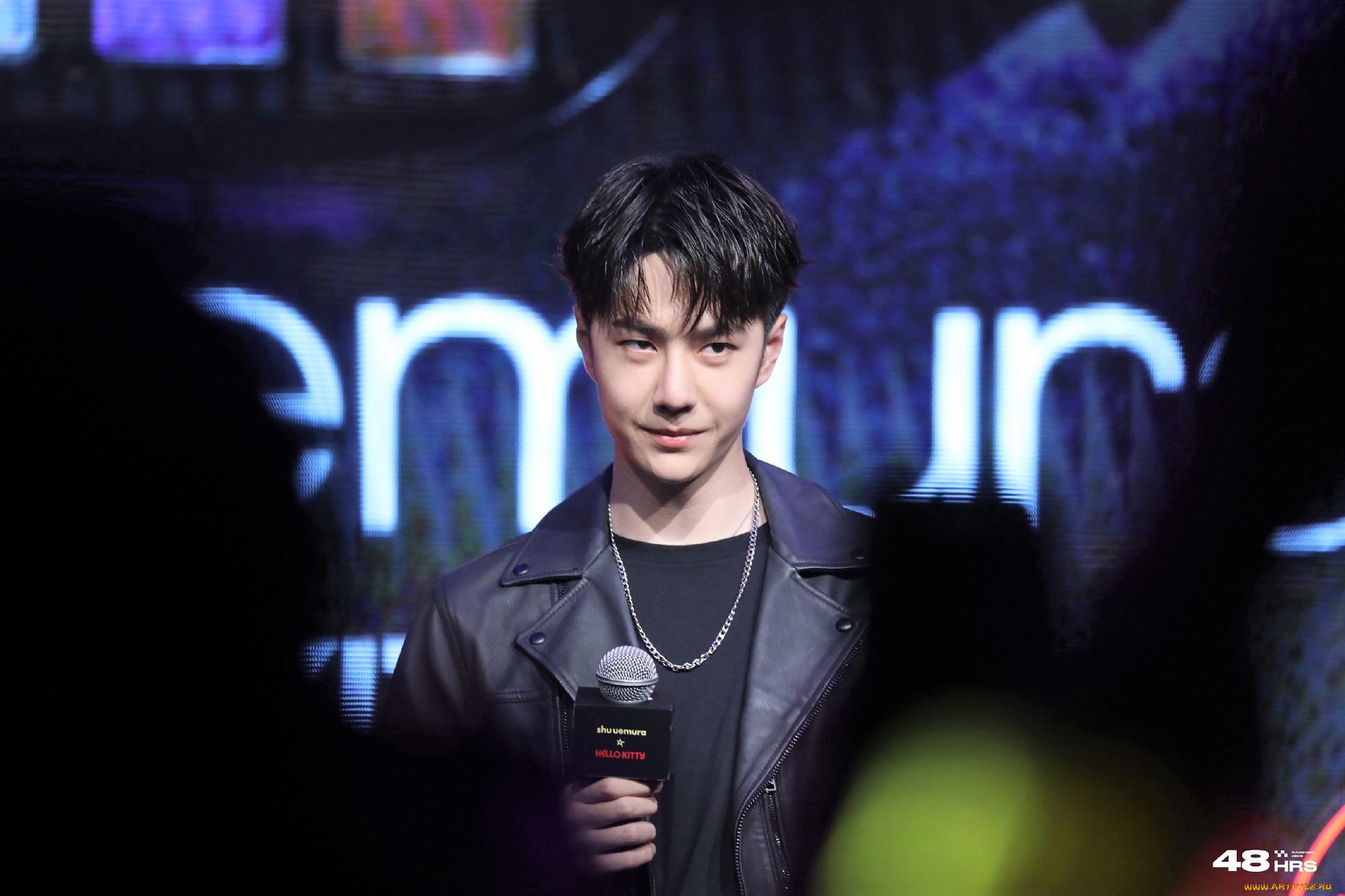 мужчины, wang, yi, bo, артист, микрофон, куртка