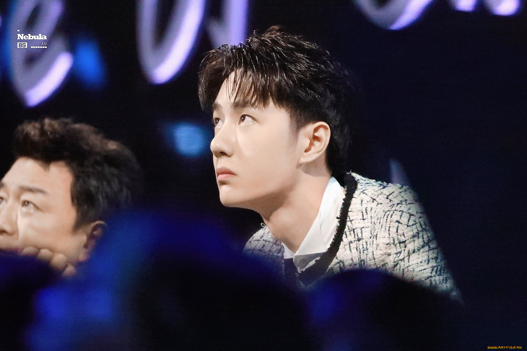 мужчины, wang, yi, bo, лицо, шоу