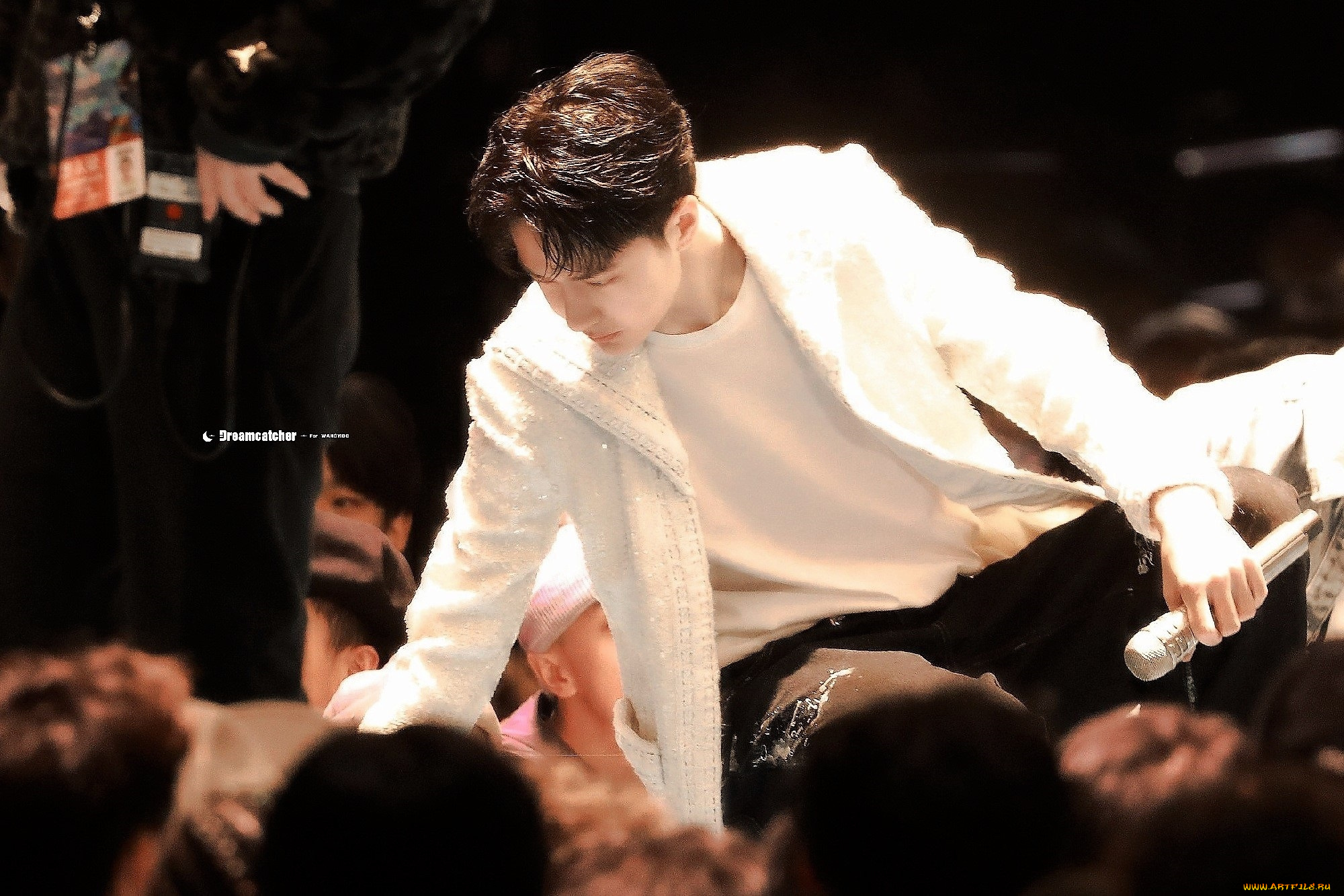 мужчины, wang, yi, bo, шоу, люди, микрофон