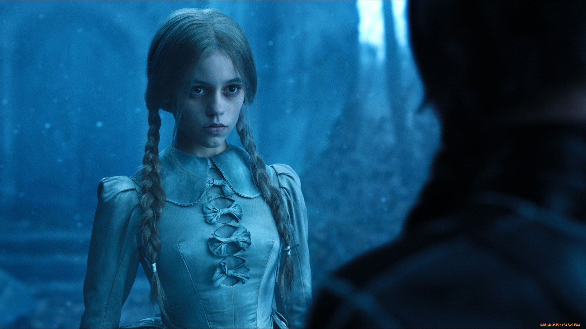 wednesday, , сериал, 2022, –, , кино, фильмы, сериал, уэнсдэй, комедия, фэнтези, криминал, дженна, ортега, jenna, ortega, кадры, из, фильма, тим, бертон, детектив