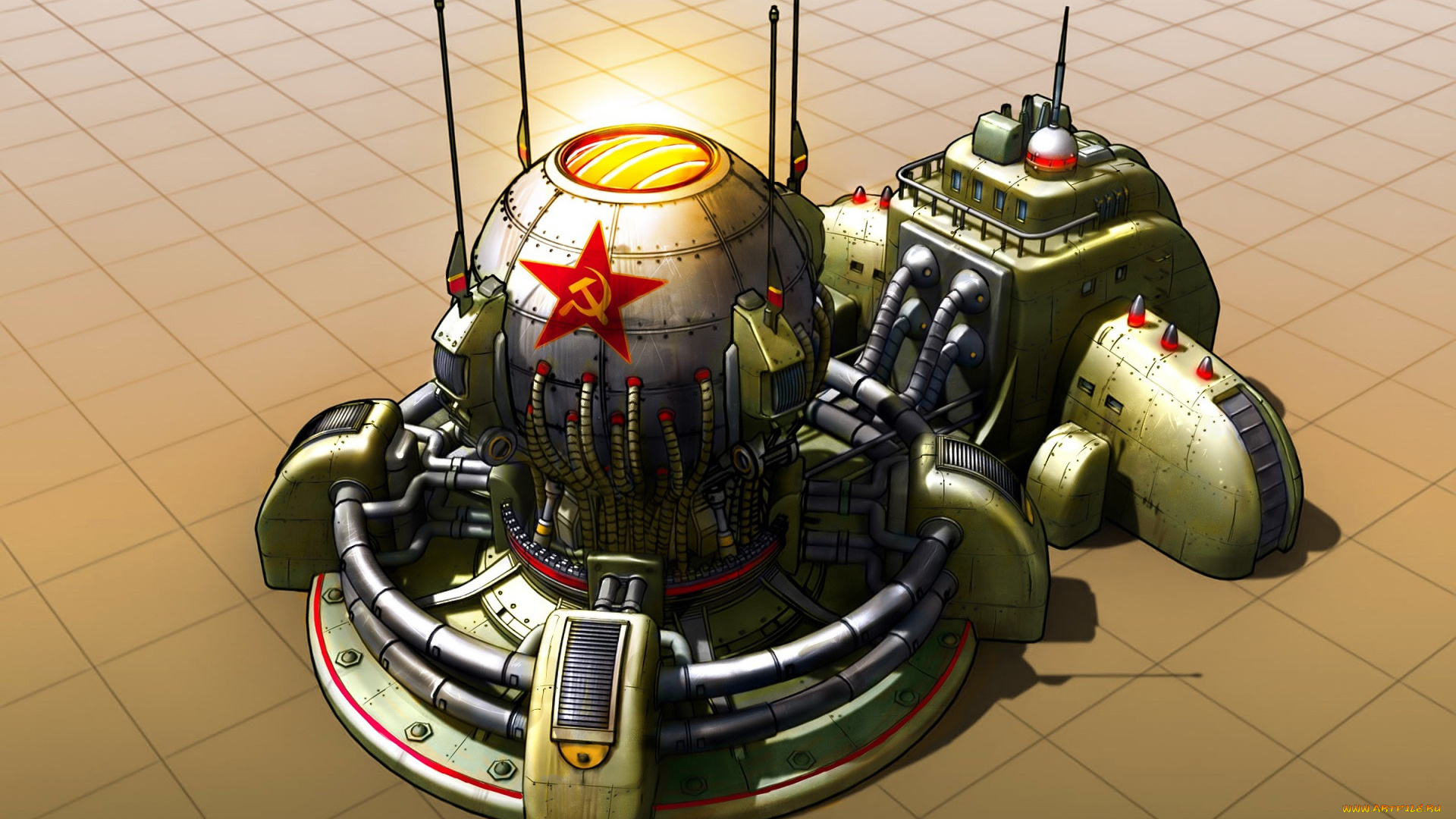 видео, игры, command, &, conquer, , red, alert, 3, механизм, звезда