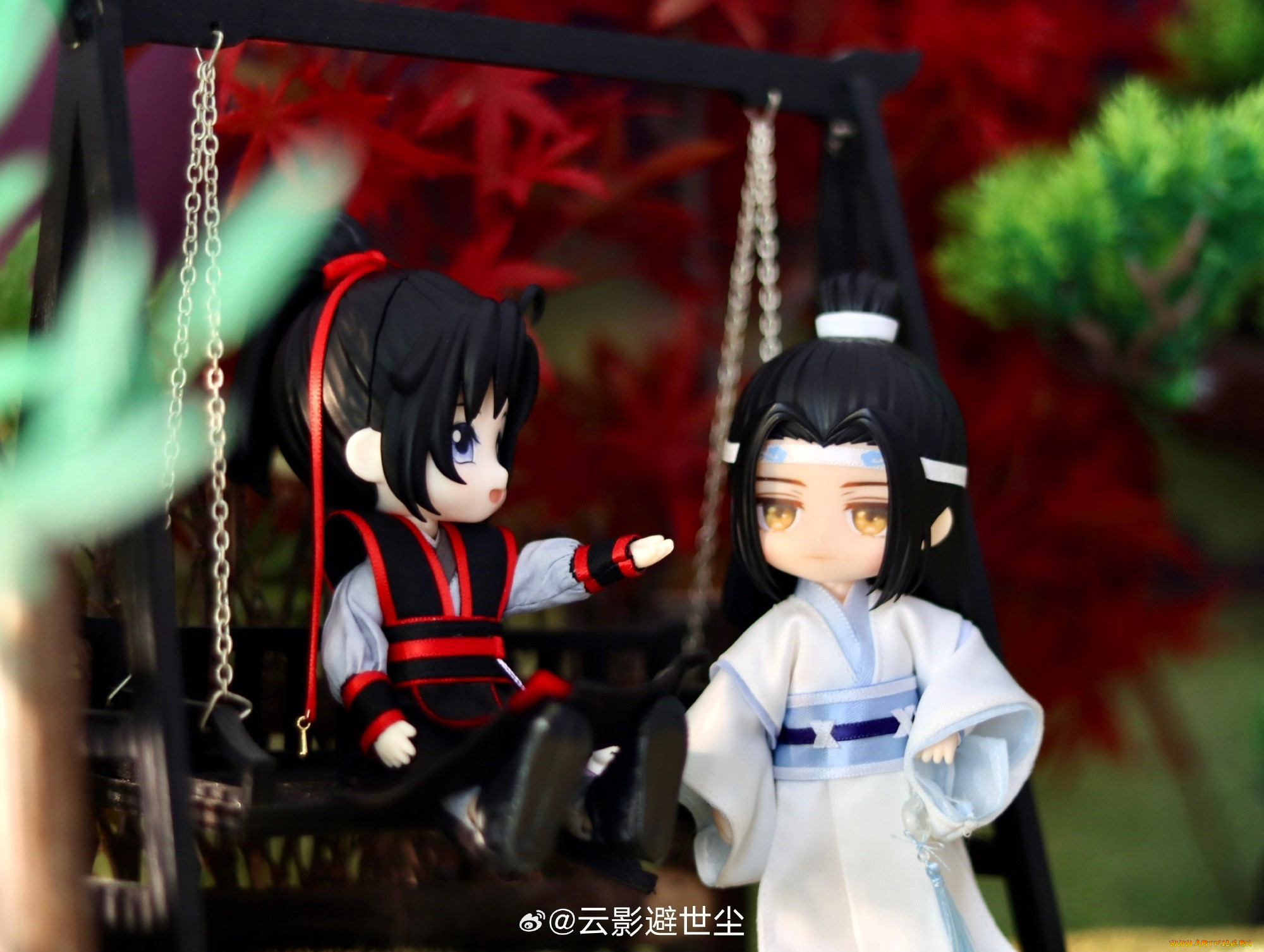 разное, куклы, вэй, усянь, лань, ванцзи, качели