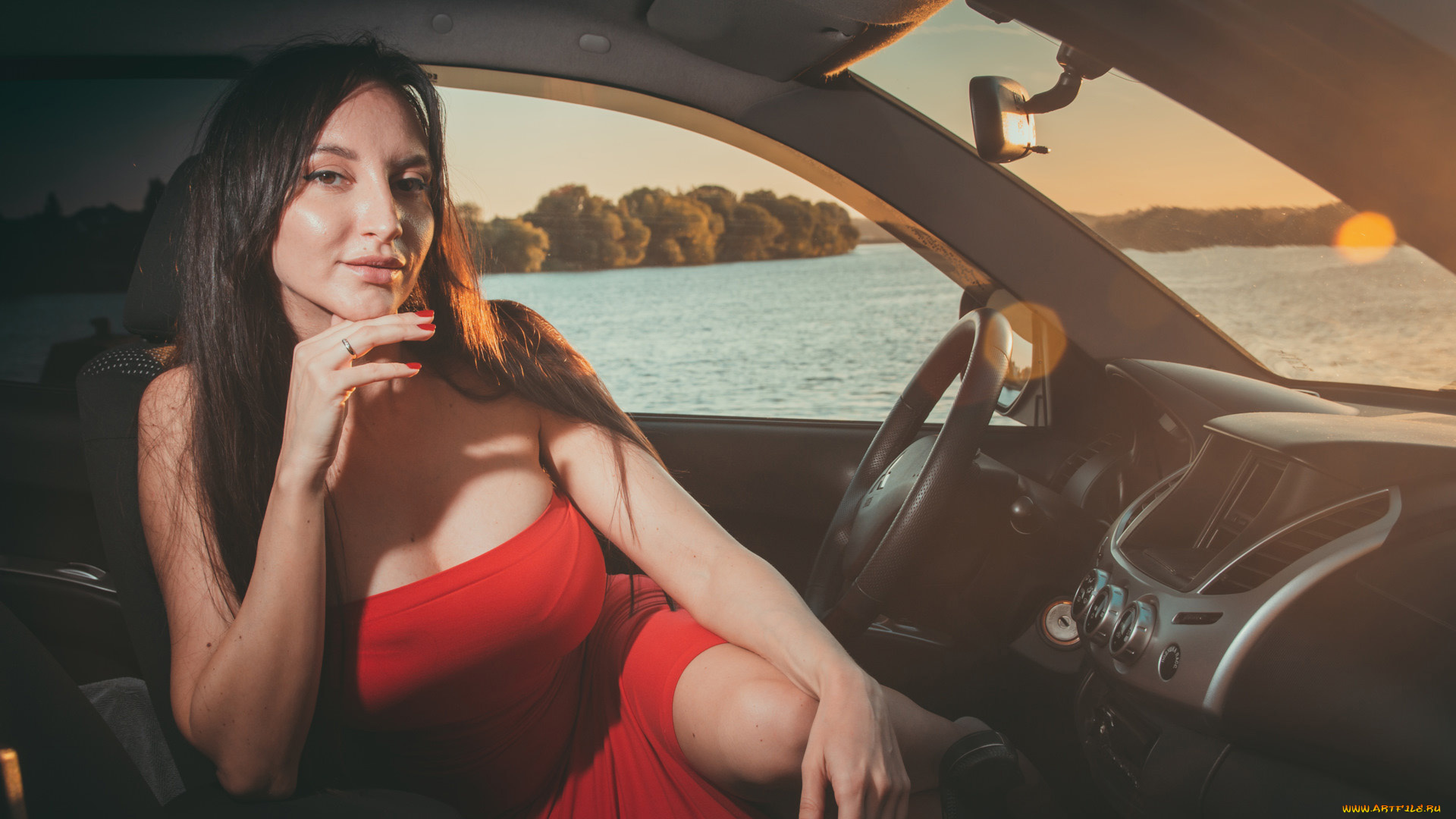 девушки, -, брюнетки, , шатенки, красивая, девушка