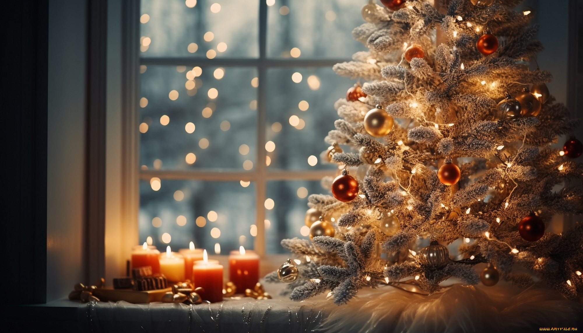 праздничные, ёлки, новый, год