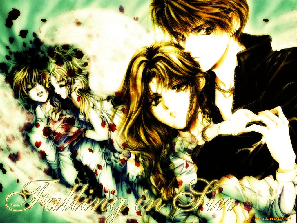 аниме, angel, sanctuary