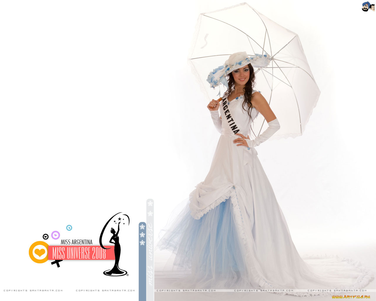 MISS, UNIVERSE, 2008, девушки, maria, silvana, belli