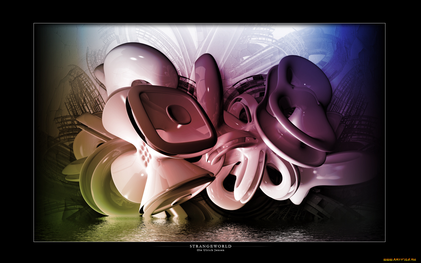 3д, графика, abstract, абстракции