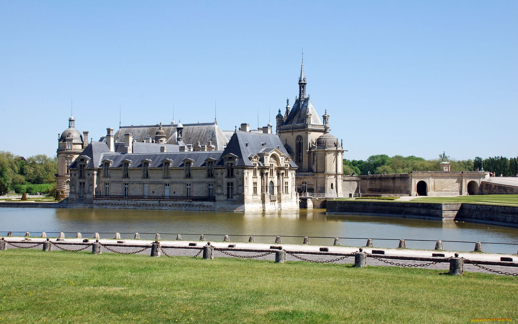 chantilly, france, города, замки, луары, франция