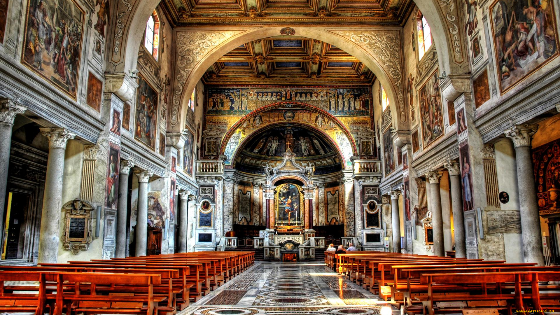 интерьер, убранство, роспись, храма