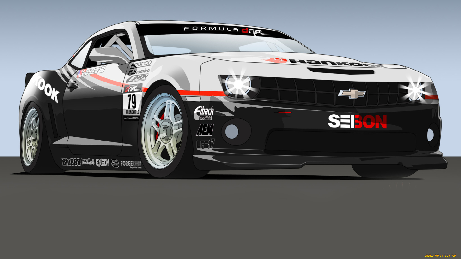 автомобили, векторная, графика