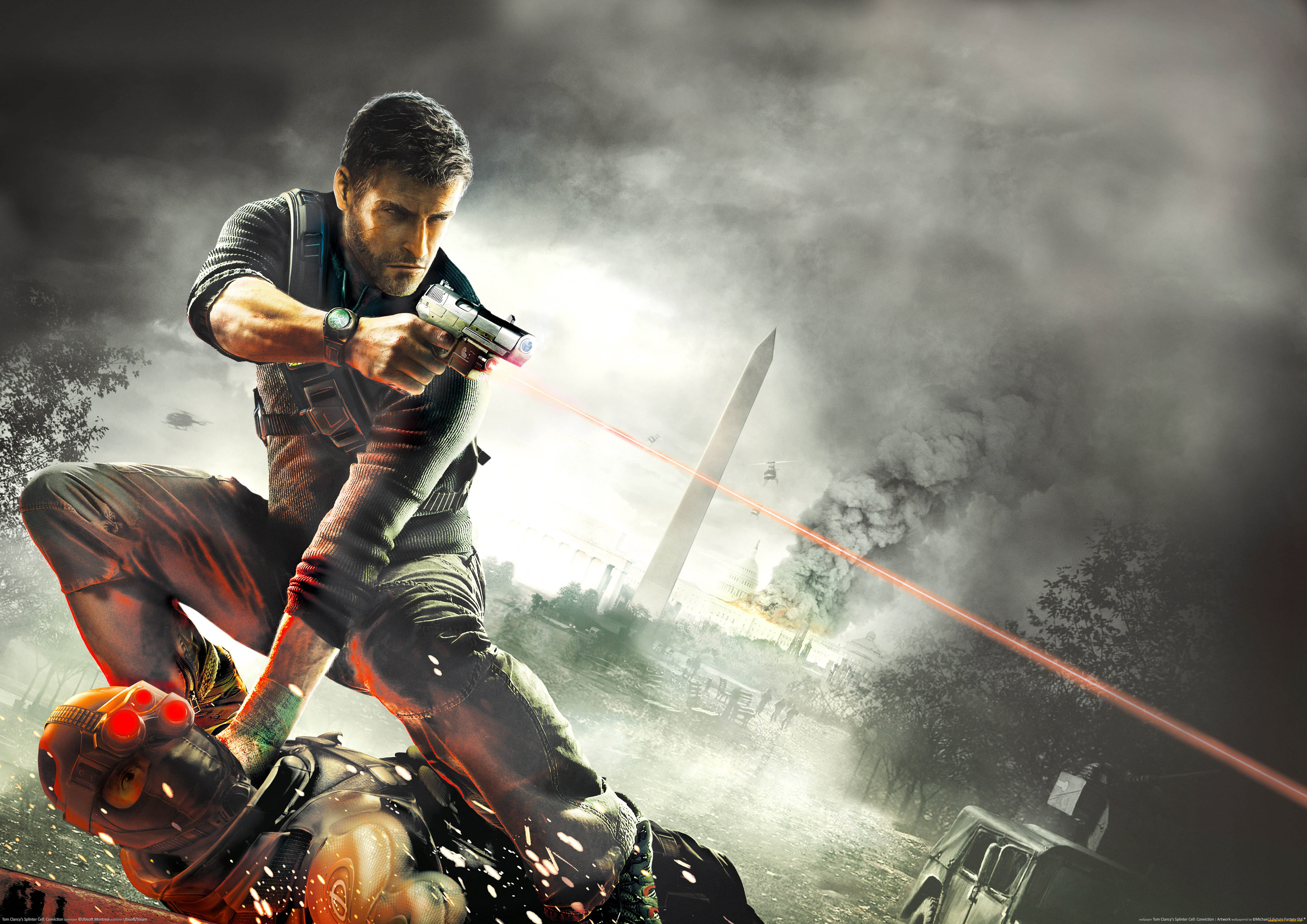 tom, clancy`s, splinter, cell, conviction, artwork, видео, игры