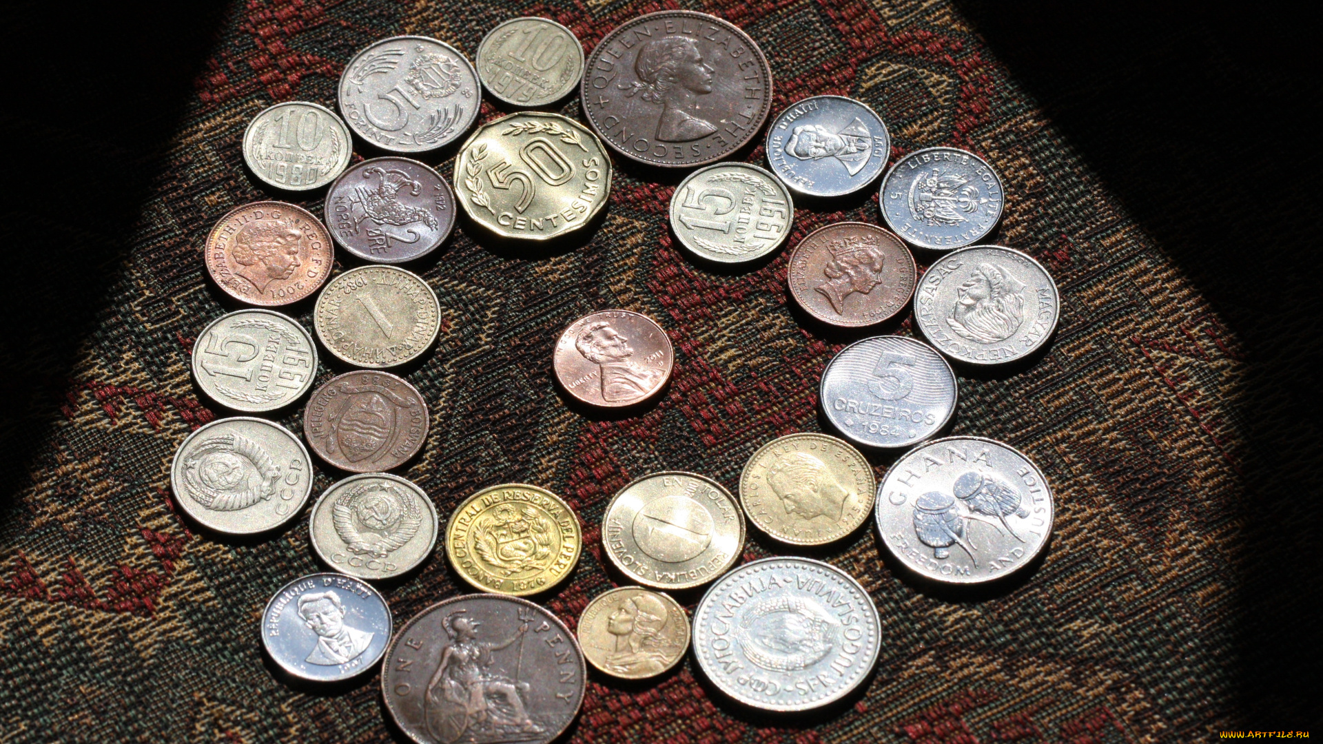 разное, золото, купюры, монеты