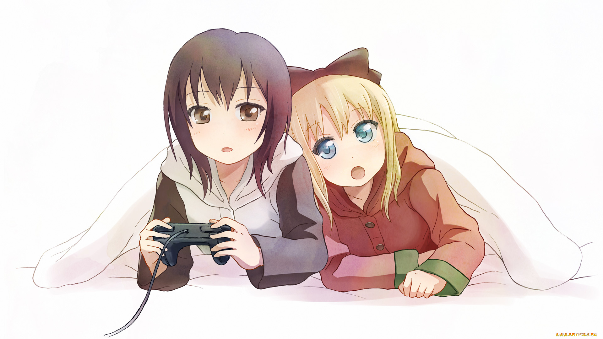 yuru, yuri, аниме, toshinou, kyouko, funami, yui