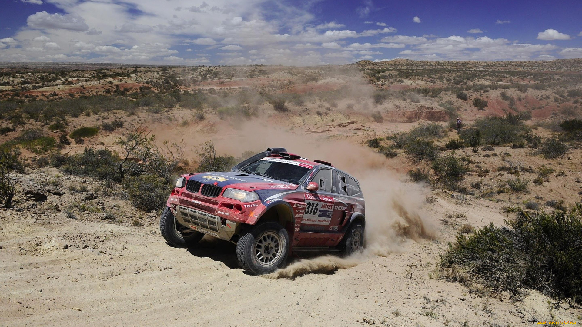 спорт, авторалли, bmw, x3, бмв, передок, dakar, rally, гонка, небо, соревнования