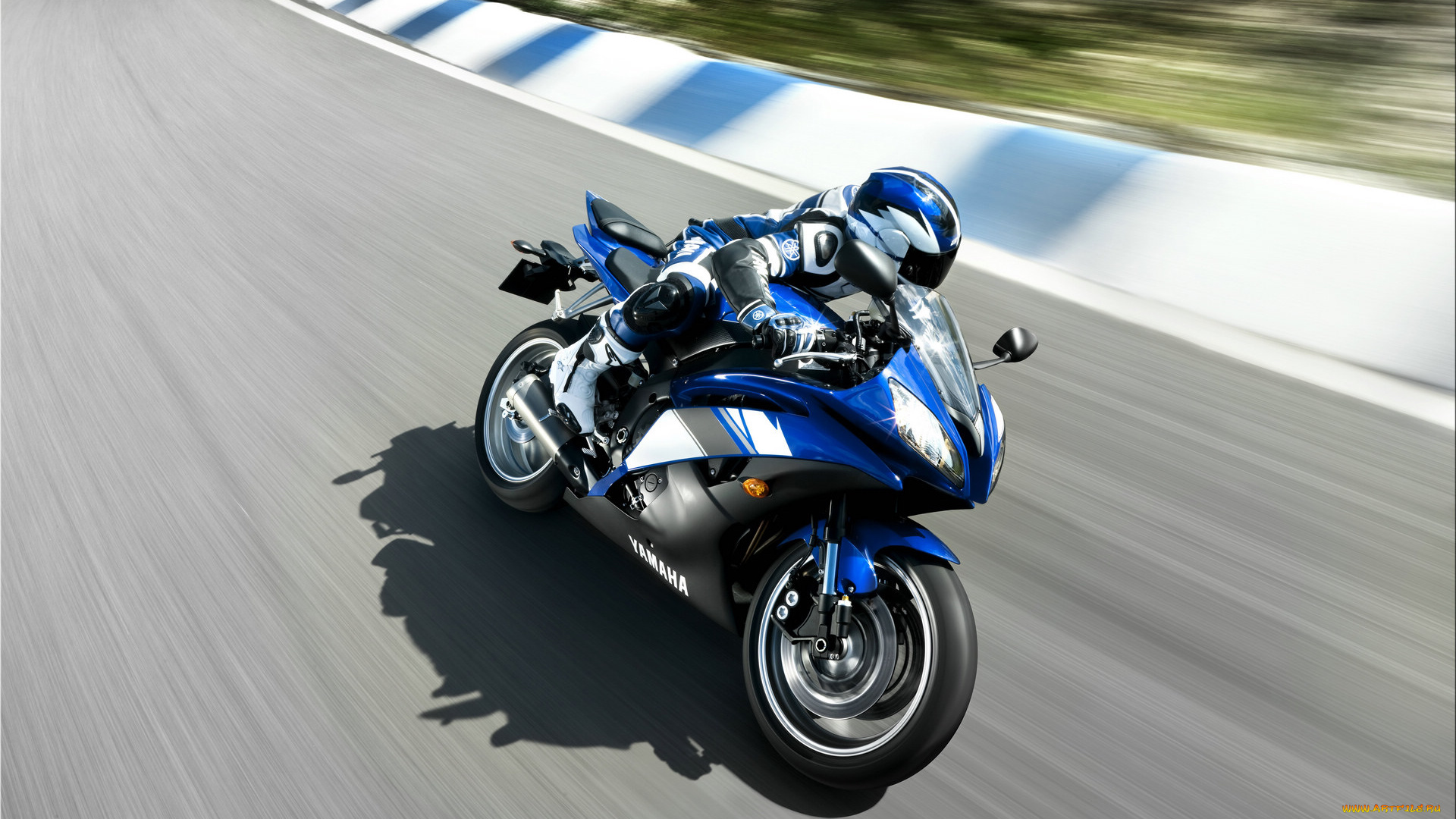 спорт, мотоспорт, r6, yamaha, трек, motorcycle