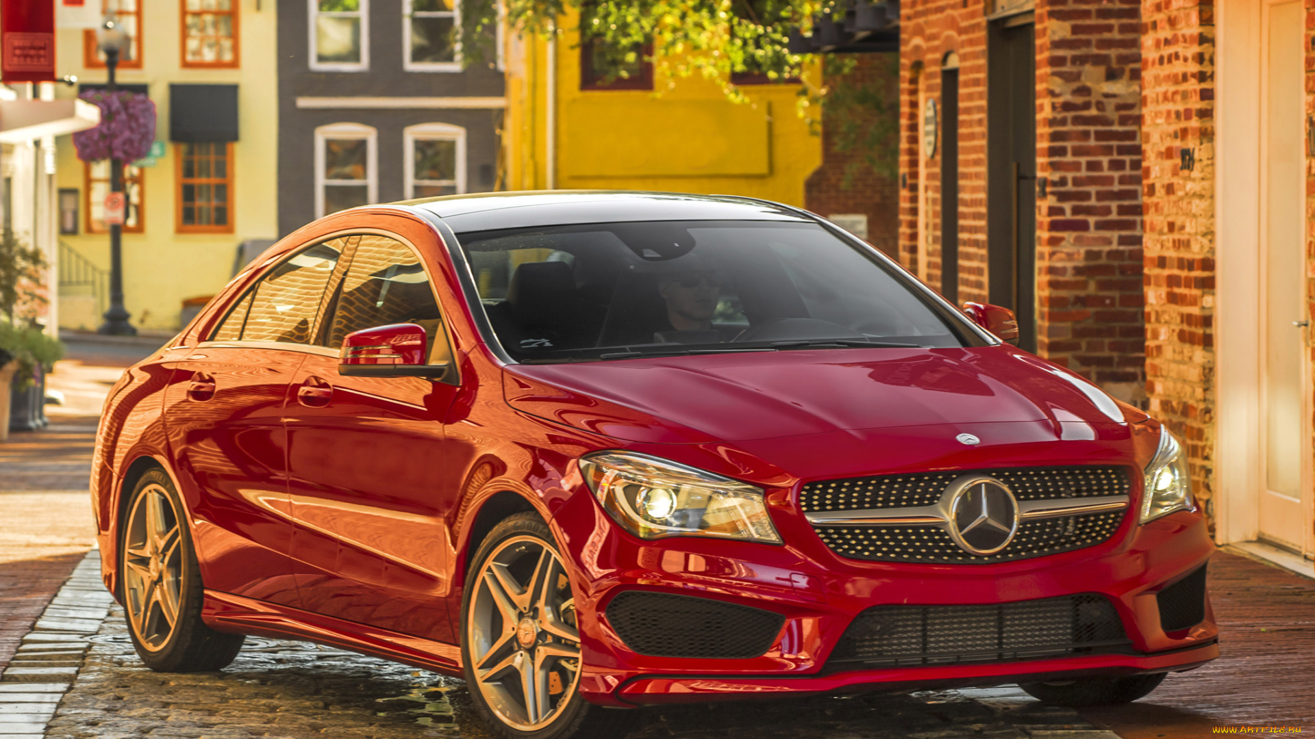 автомобили, mercedes-benz, c117, 2013, красный, us-spec, package, sports, amg, cla, 250