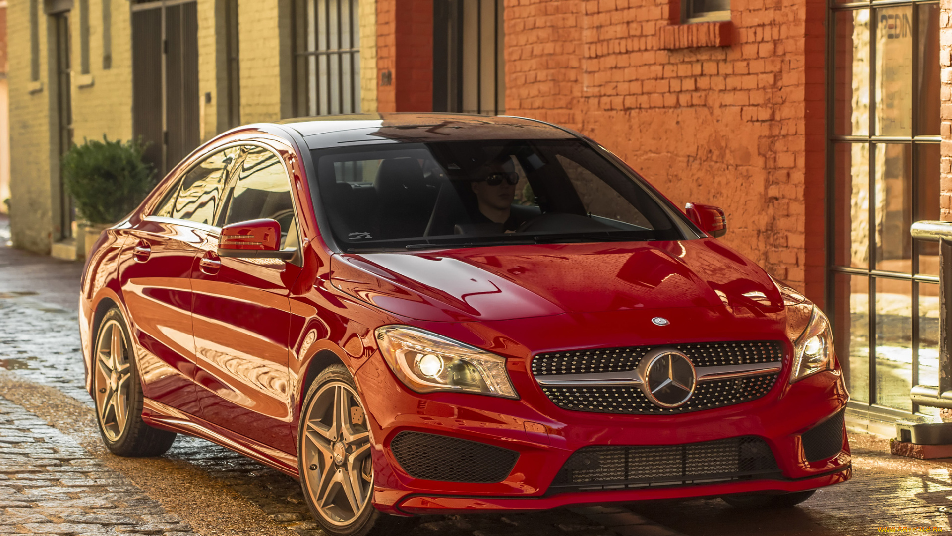 автомобили, mercedes-benz, us-spec, sports, cla, 250, красный, 2013, package, c117, amg