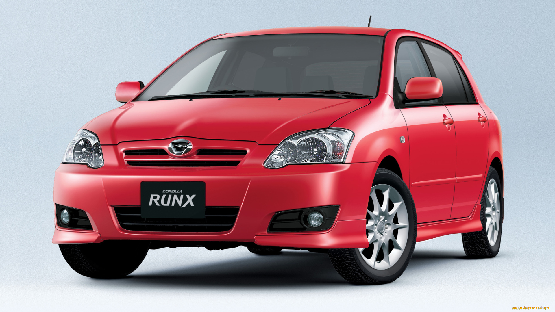 автомобили, toyota, красный, 2004, jp-spec, corolla, runx