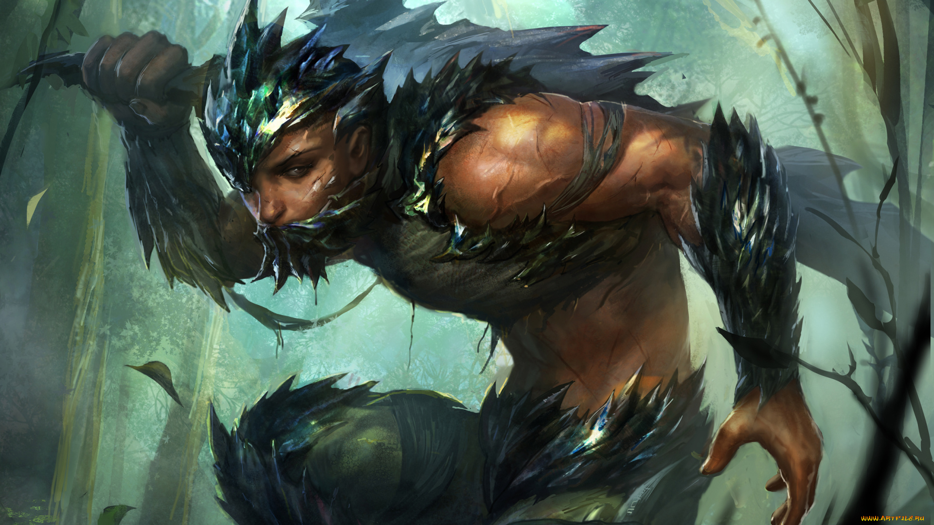 фэнтези, существа, меч