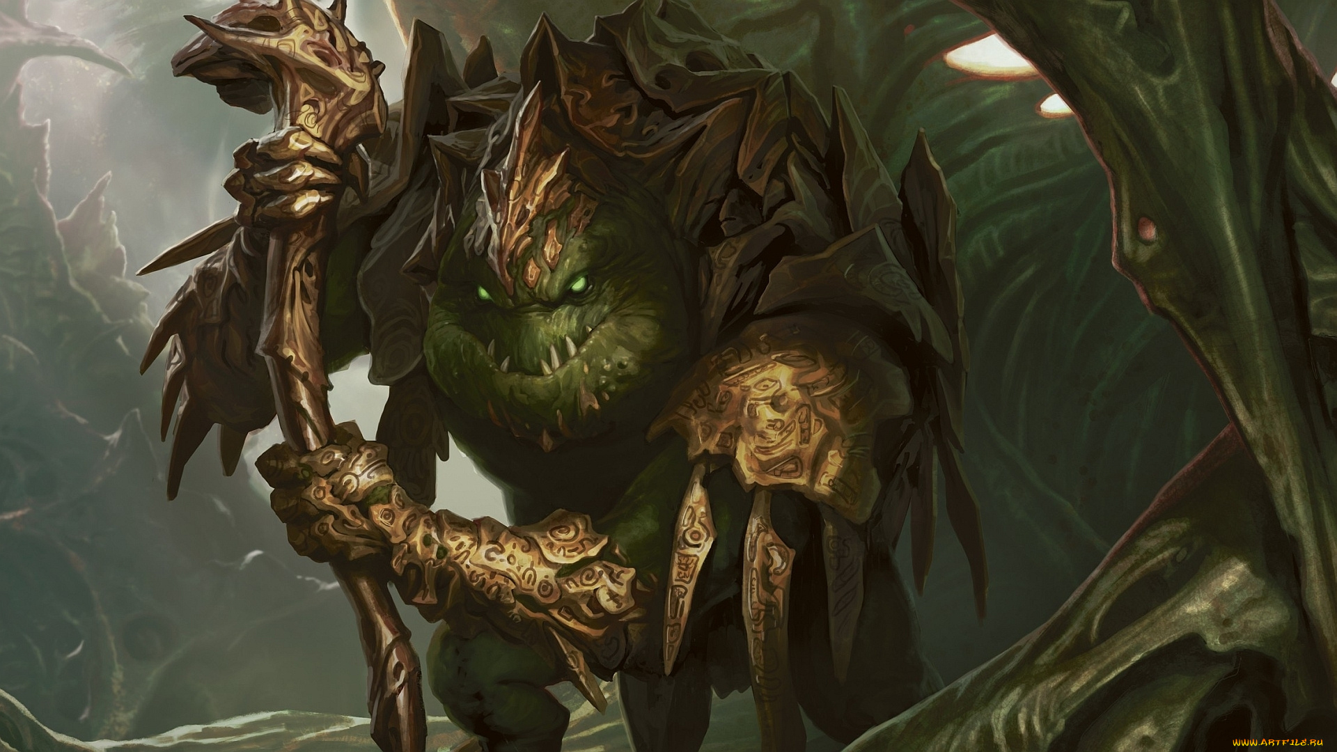 фэнтези, существа, оружие, доспехи, чудовище, монстр