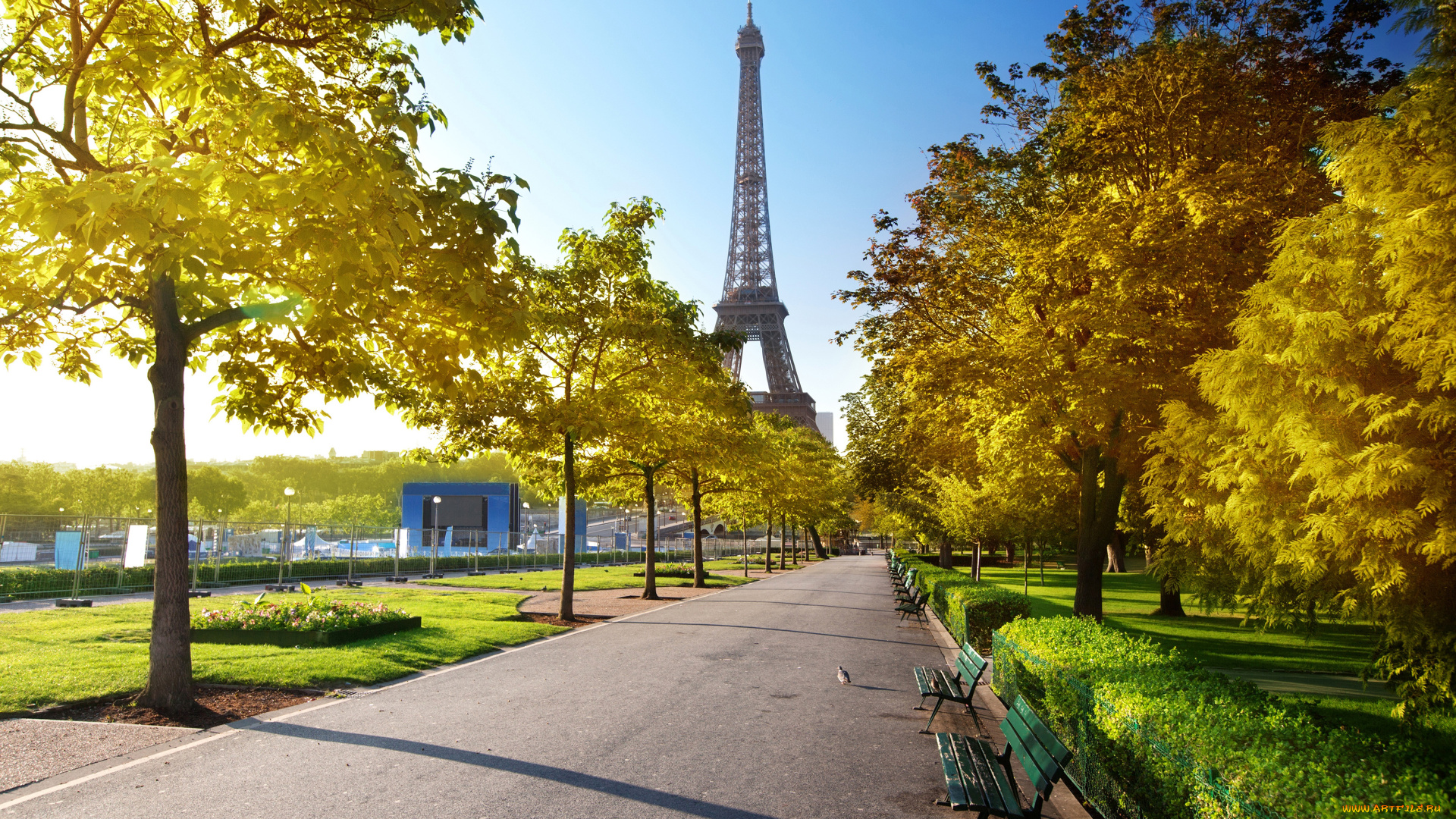 париж, города, париж, , франция, аллея