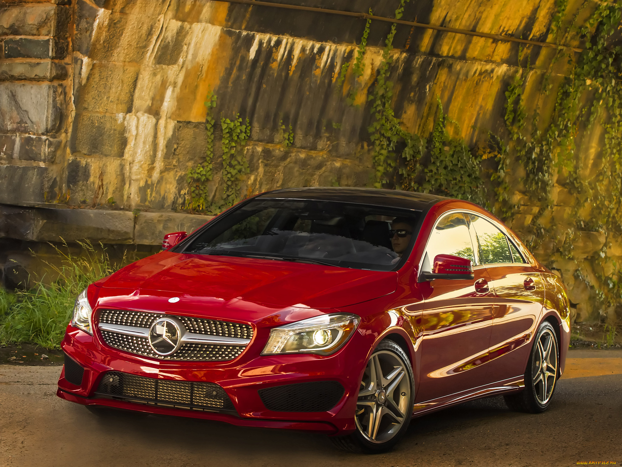 автомобили, mercedes-benz, 2013, c117, package, us-spec, sports, amg, cla, 250, красный