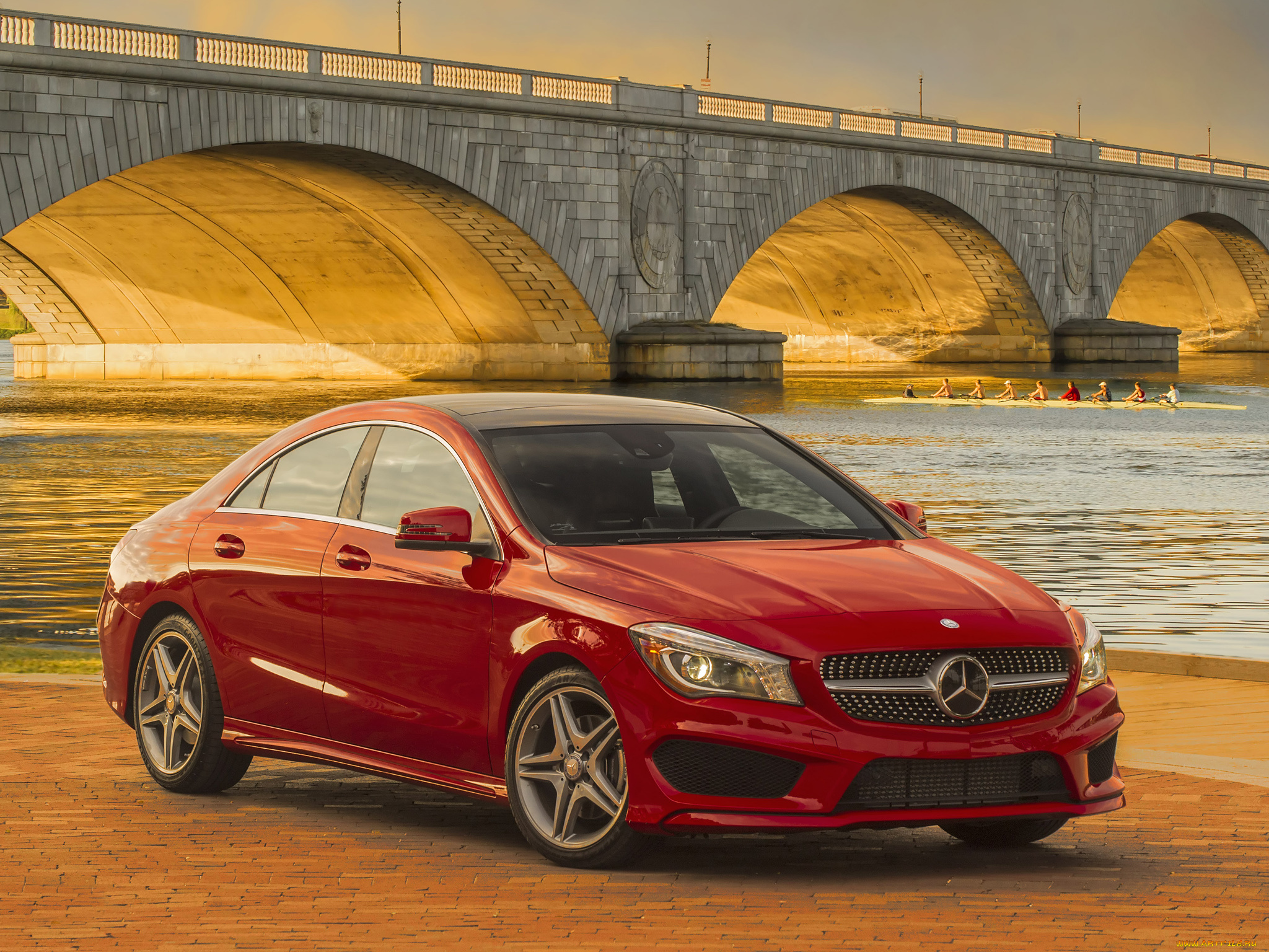 автомобили, mercedes-benz, amg, cla, 250, красный, sports, c117, 2013, us-spec, package