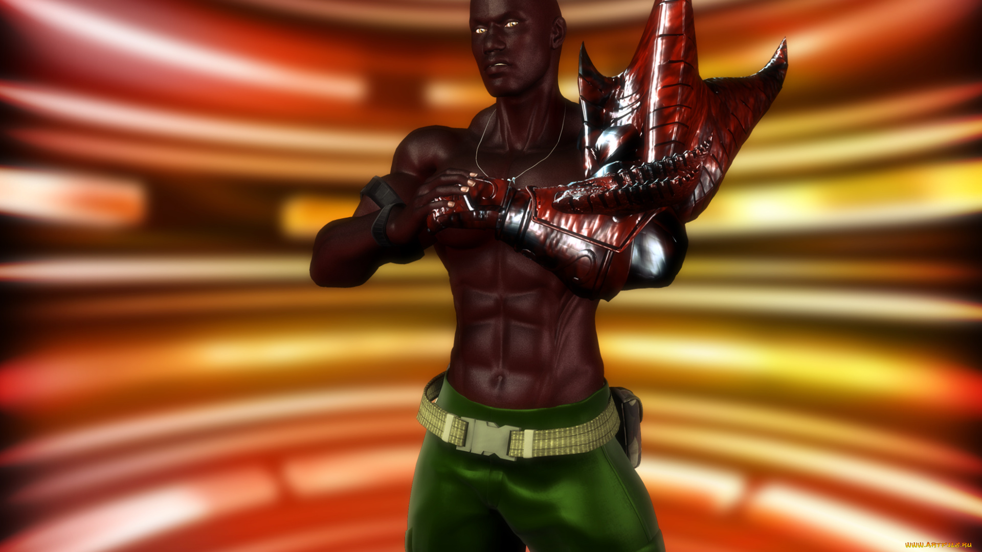 3д, графика, фантазия, , fantasy, мужчина, фон, взгляд