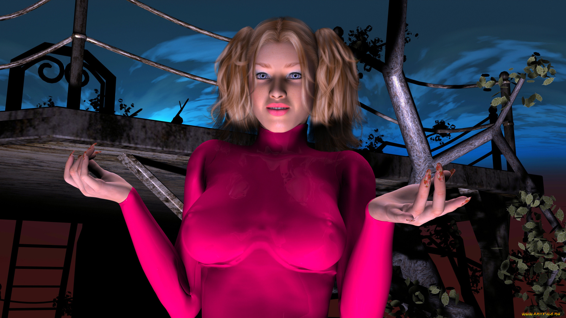 3д, графика, люди, , people, взгляд, девушка, фон