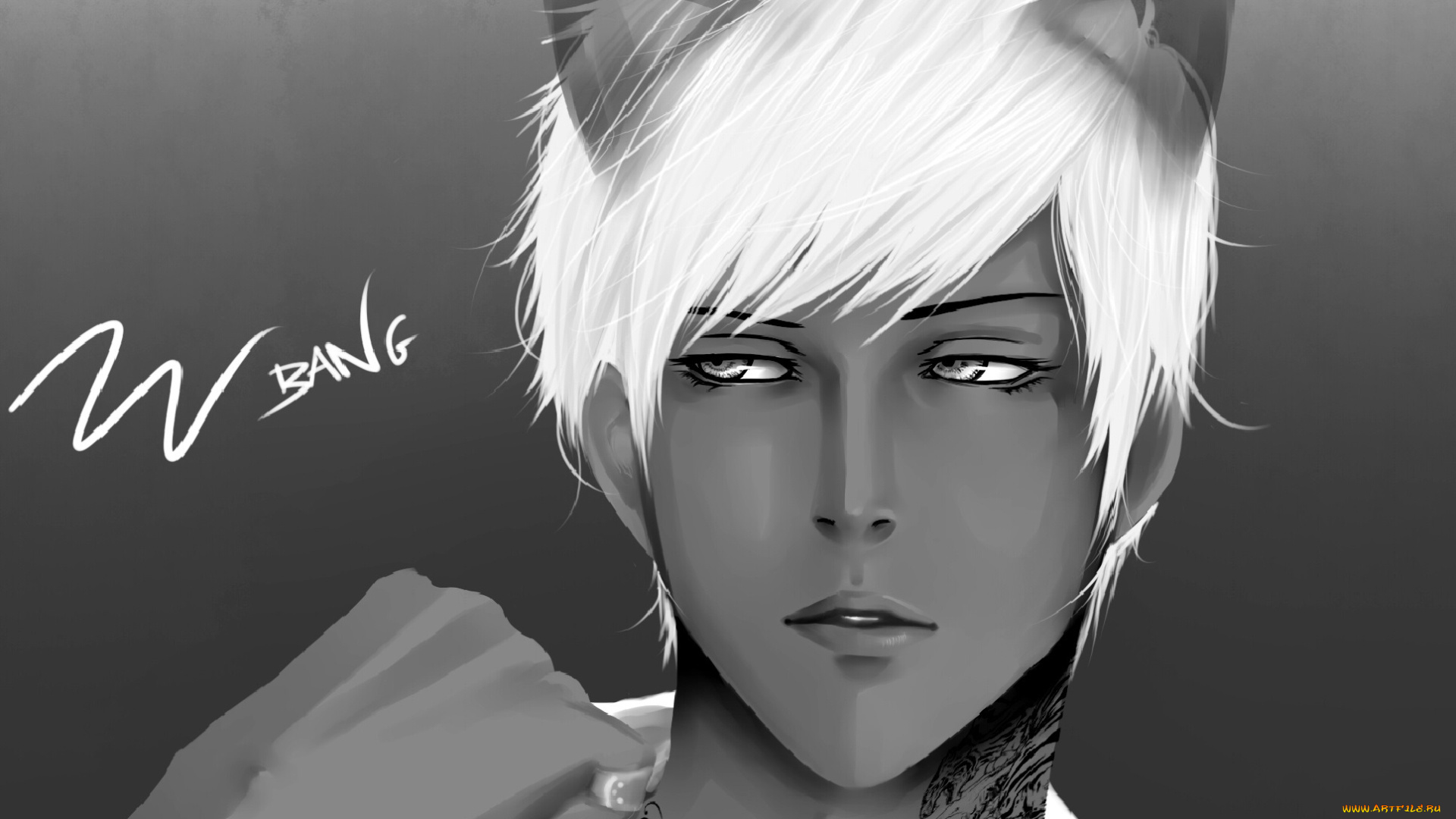 рисованное, -, , , аниме, парень