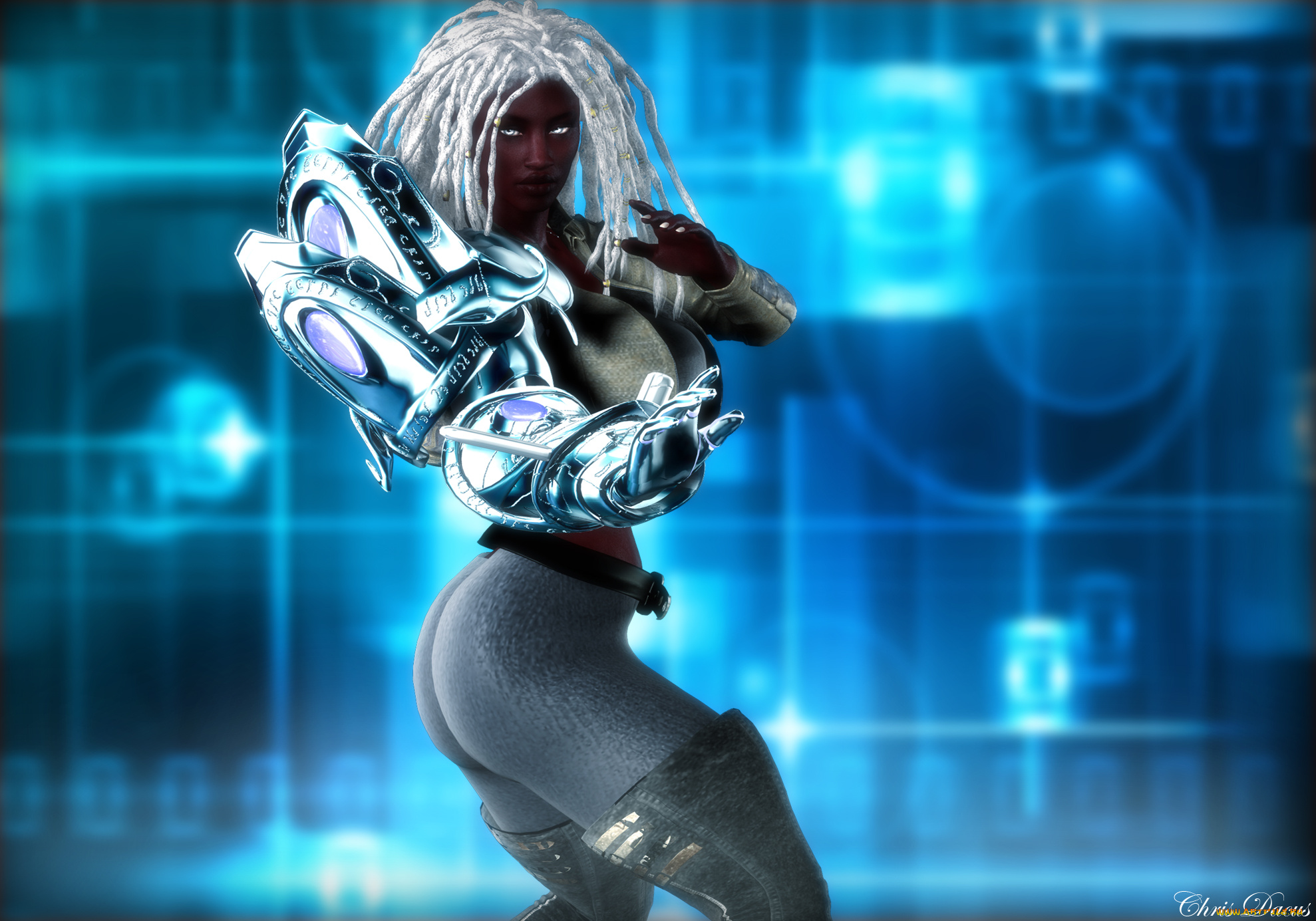 3д, графика, фантазия, , fantasy, девушка, фон, поза, взгляд