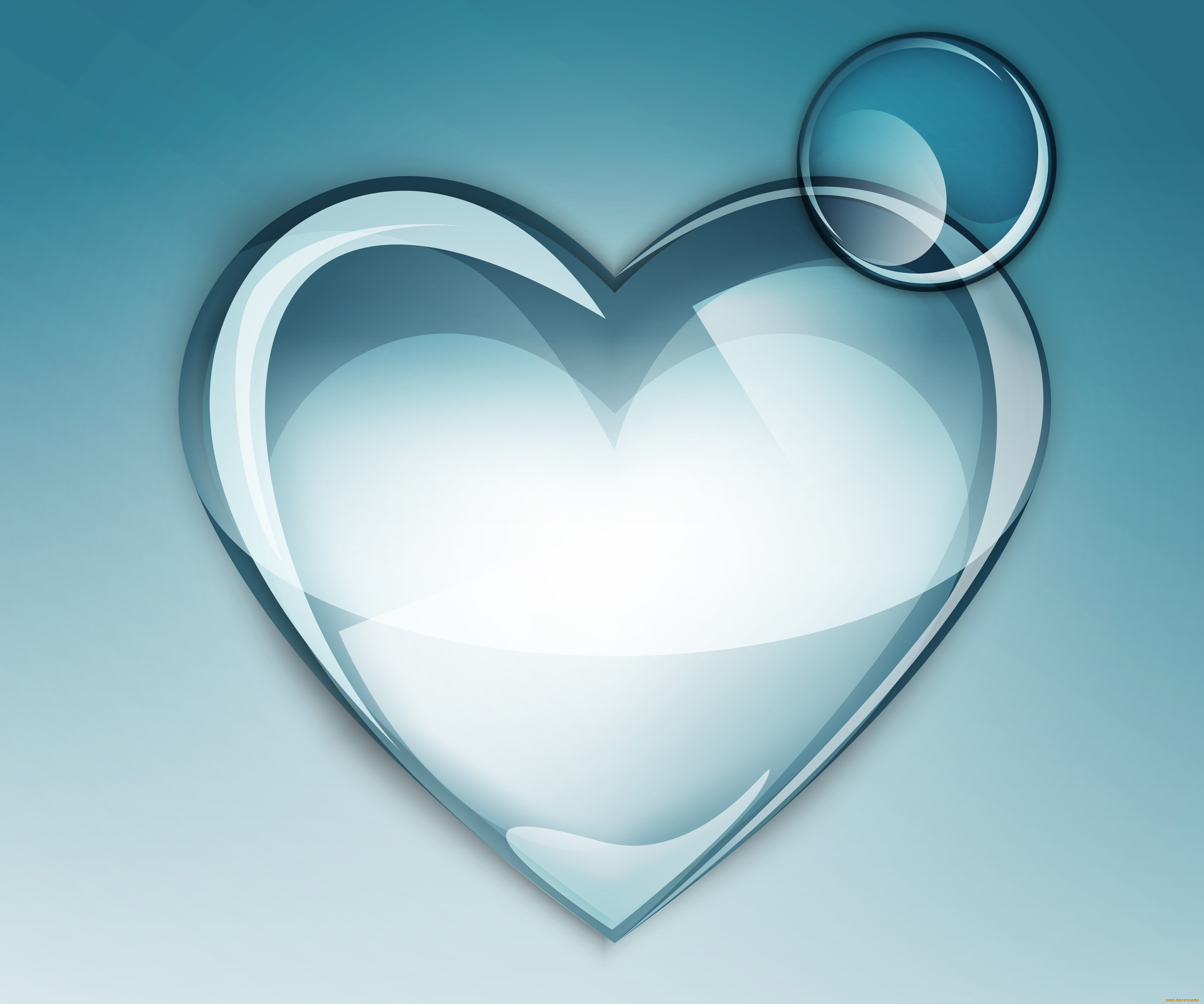 векторная, графика, сердечки, капелька, фон, сердечко